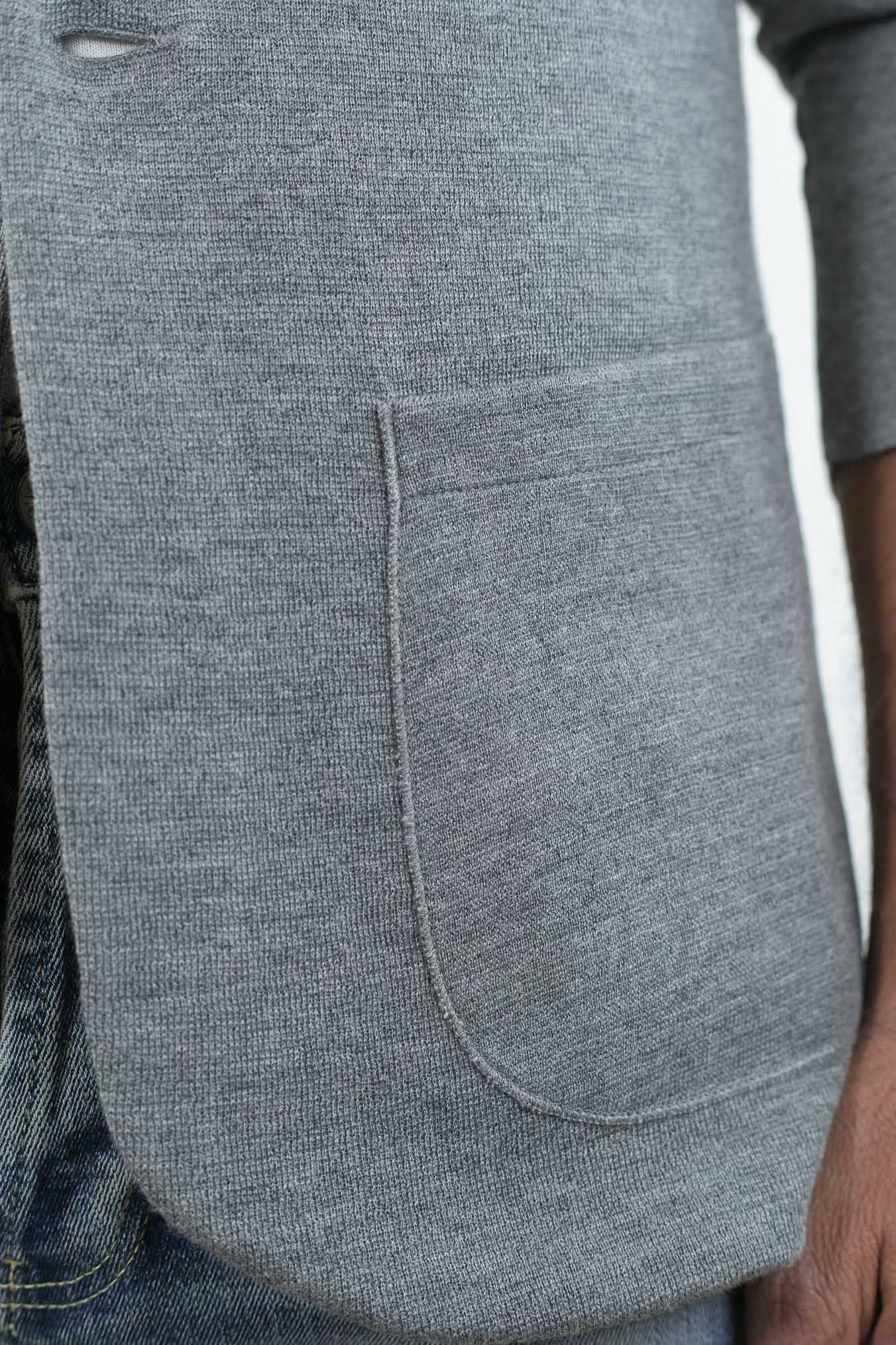 Giacca Maglia Jersey Lana Seta Cashmere - Guarino Store