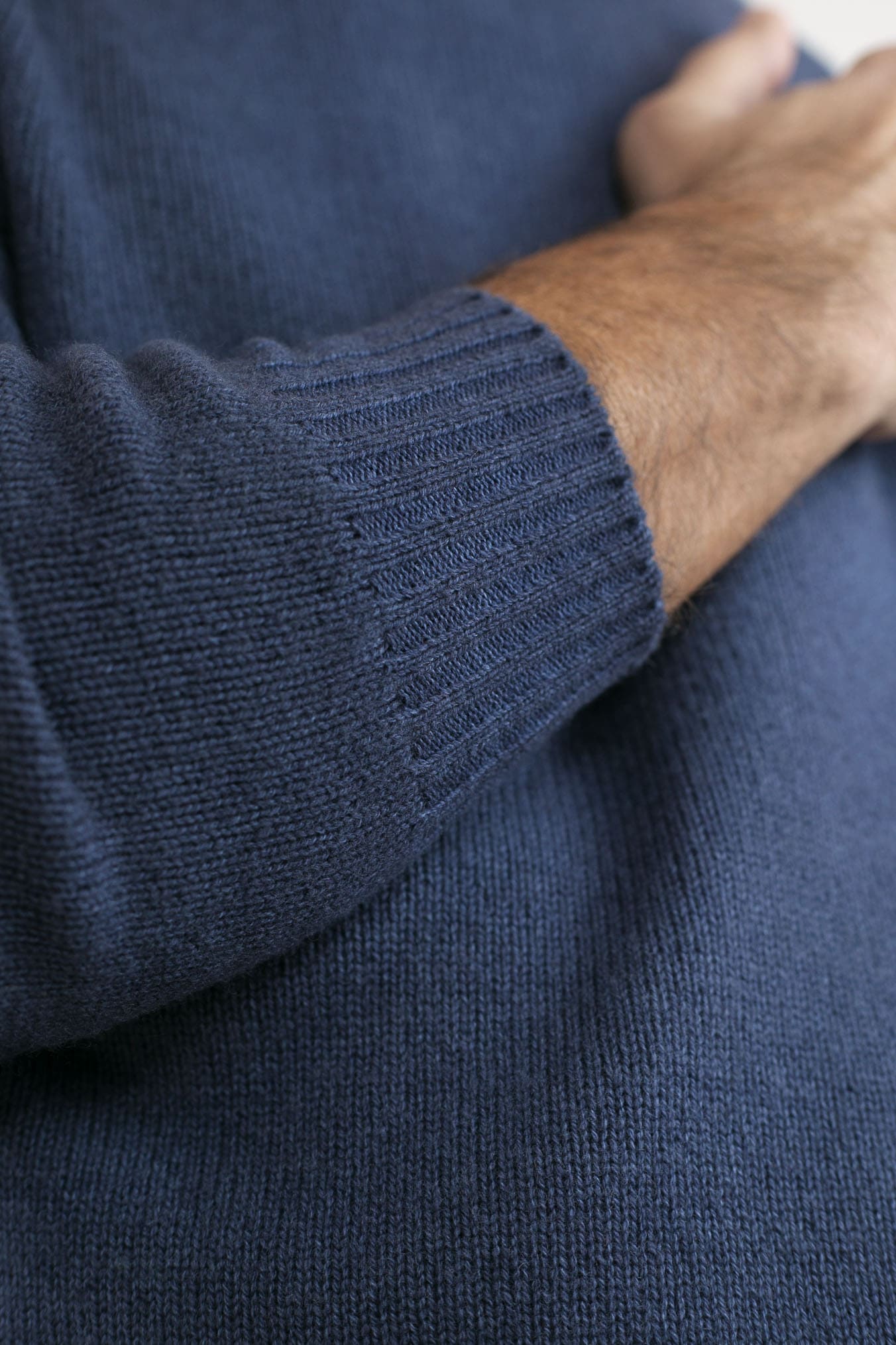 MALO Girocollo Lana Blu Medio