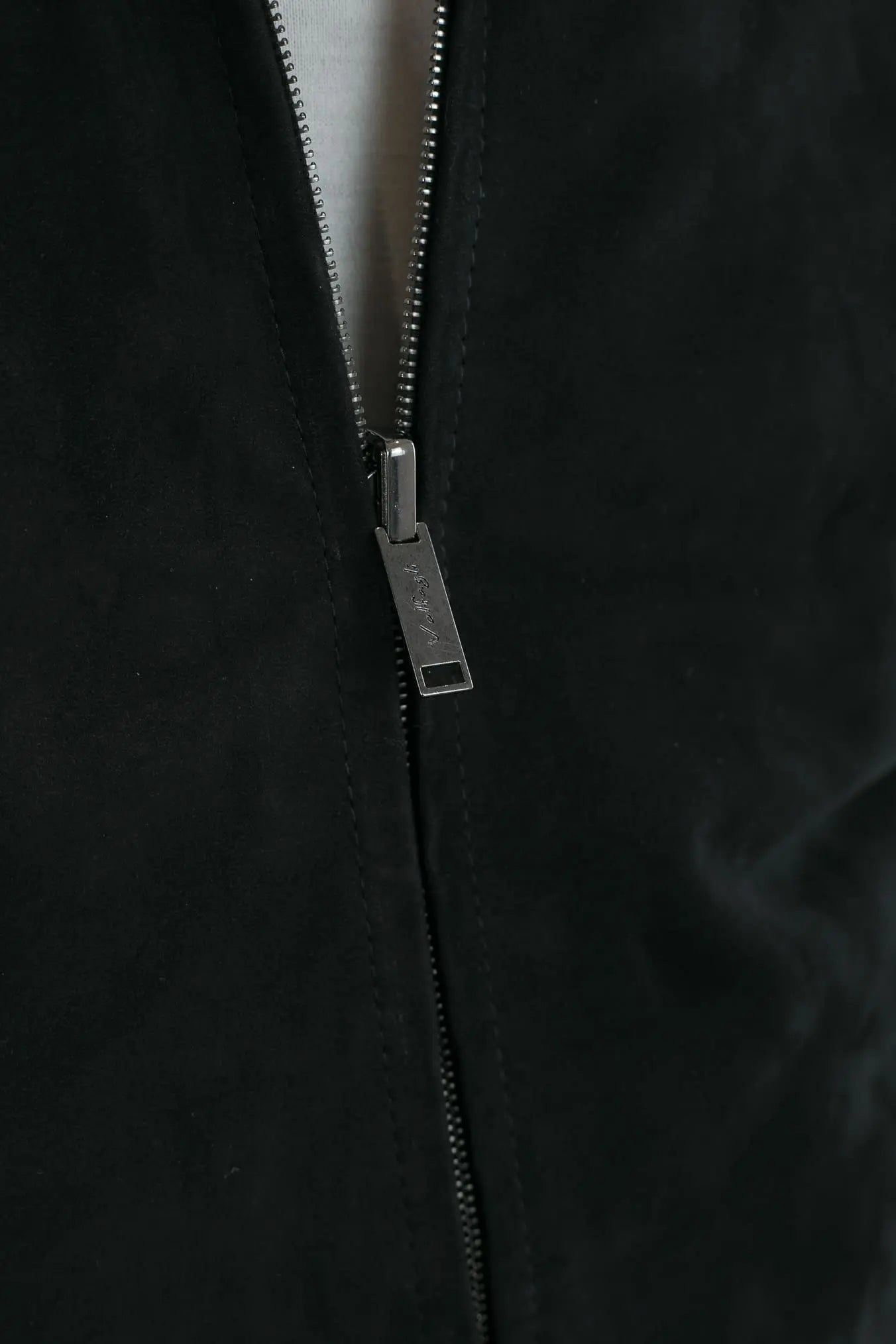Giubbino Reversibile in Suede e Piuma D'Oca Nero - Guarino Store