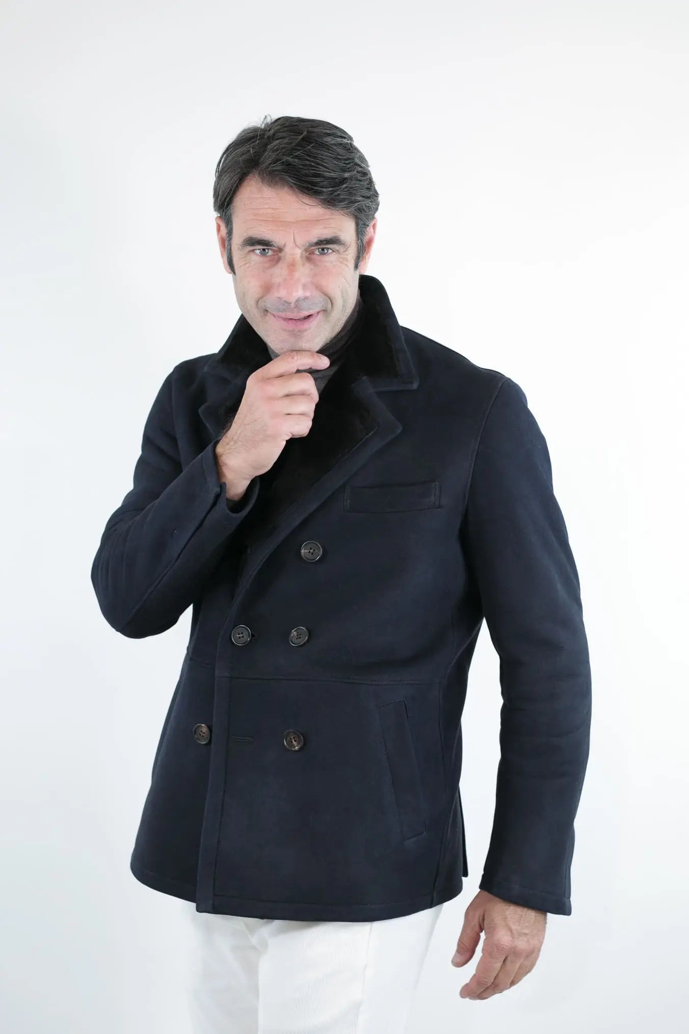Shearling Superlight Blu - Guarino Store