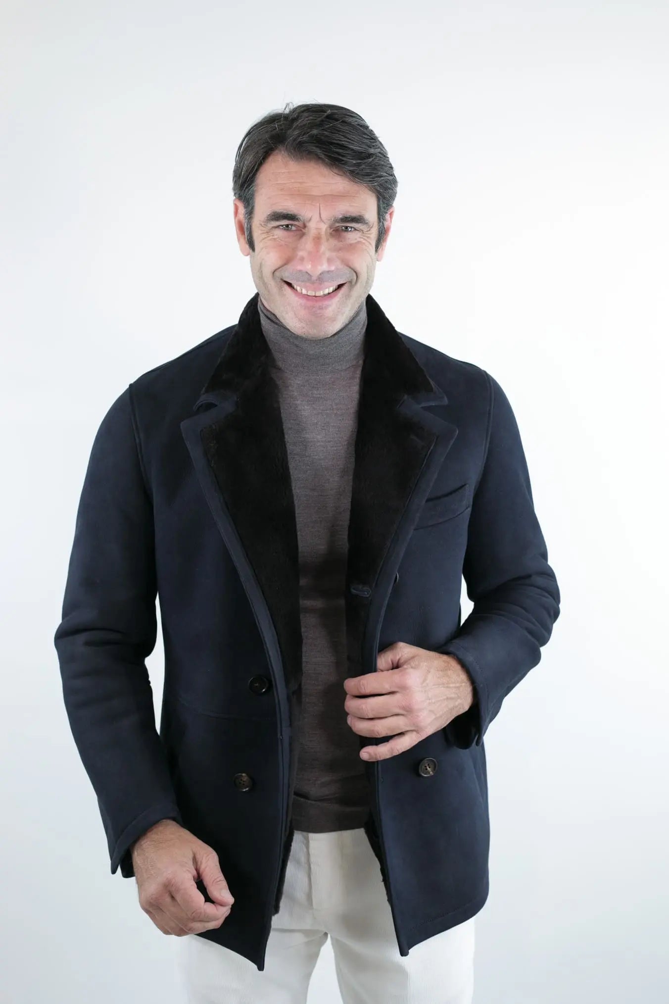 Shearling Superlight Blu - Guarino Store