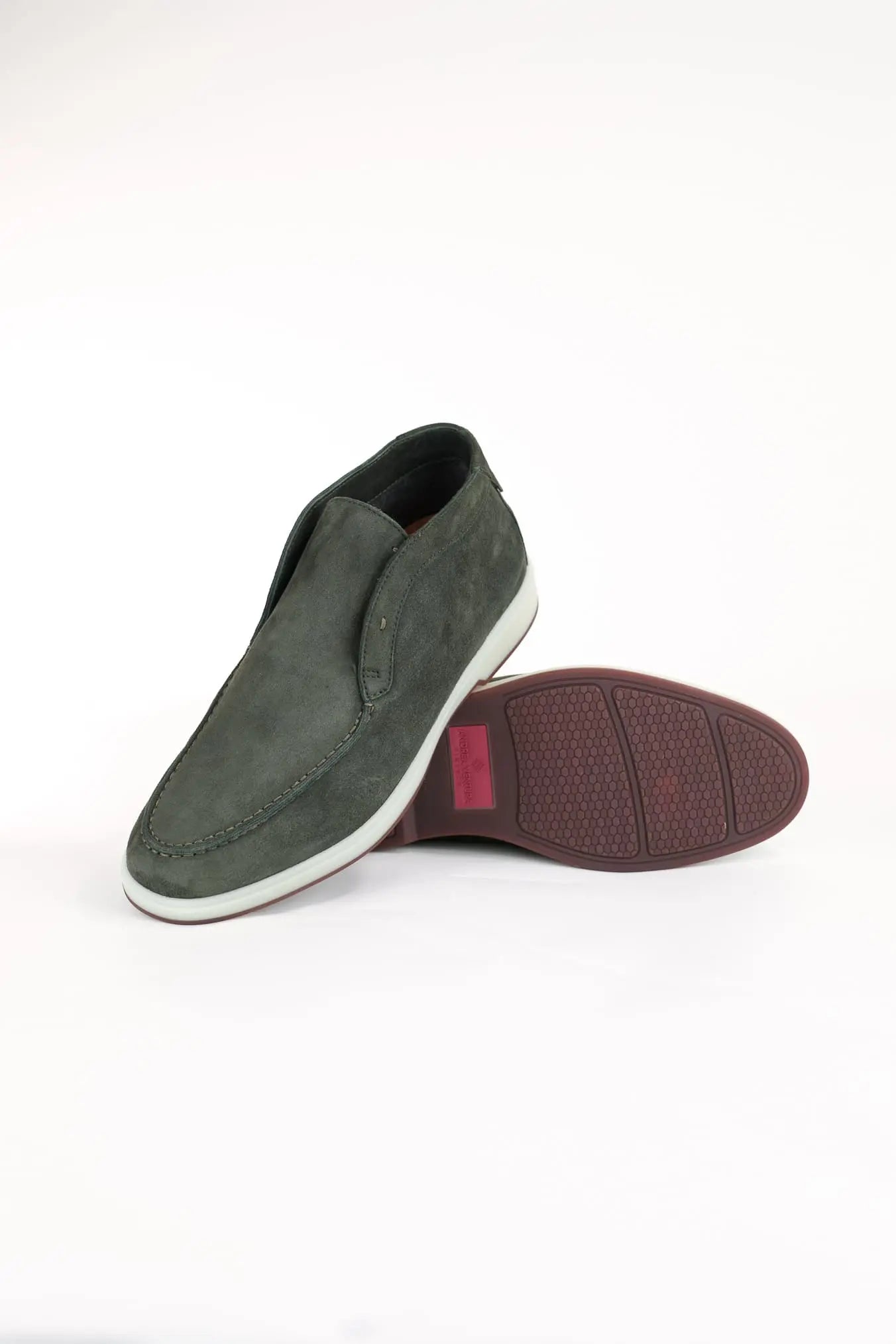 ANDREA VENTURA Polacchine Suede Gmt Nuvolari Verde