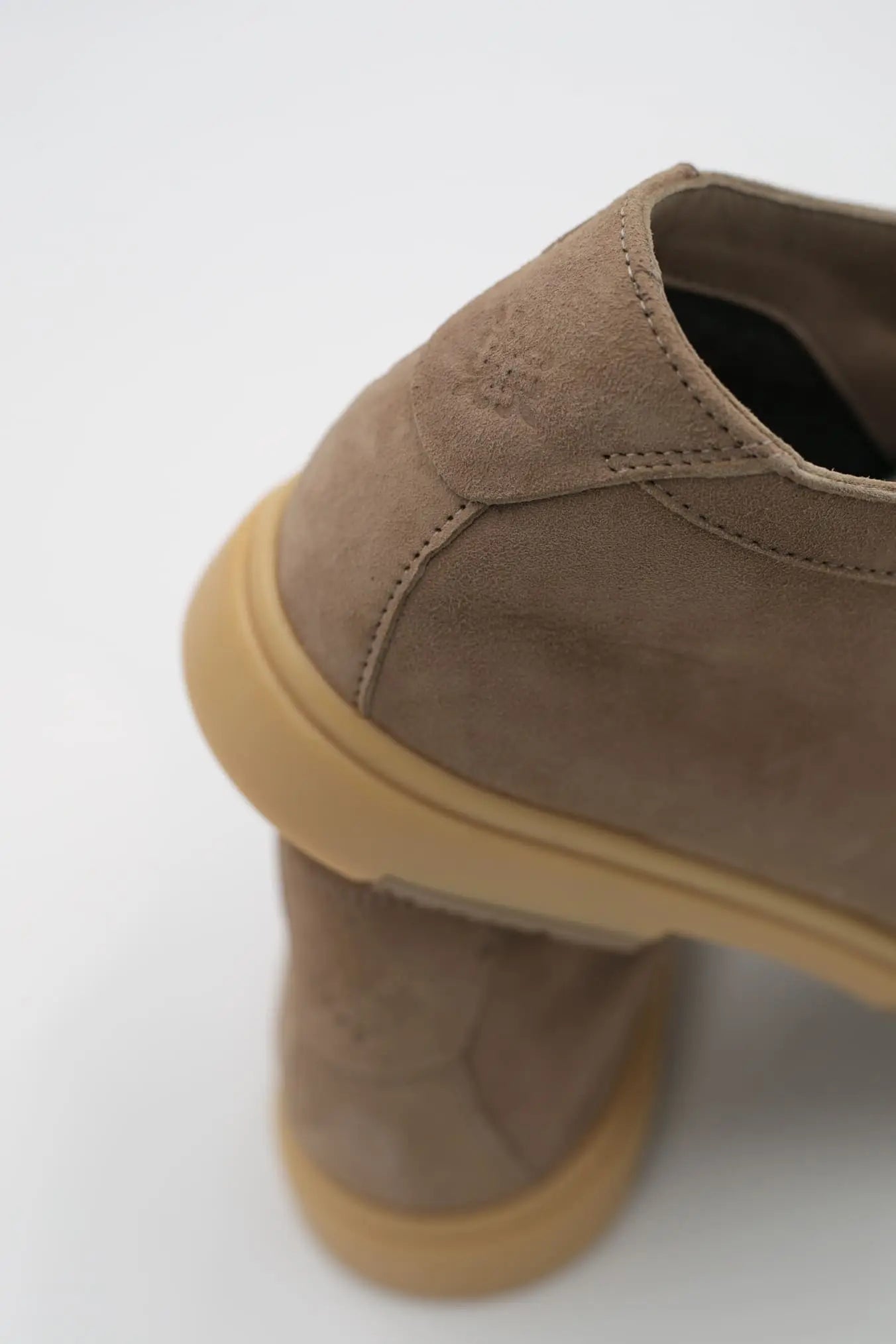 Polacchine Slip On Suede Beige - Guarino Store
