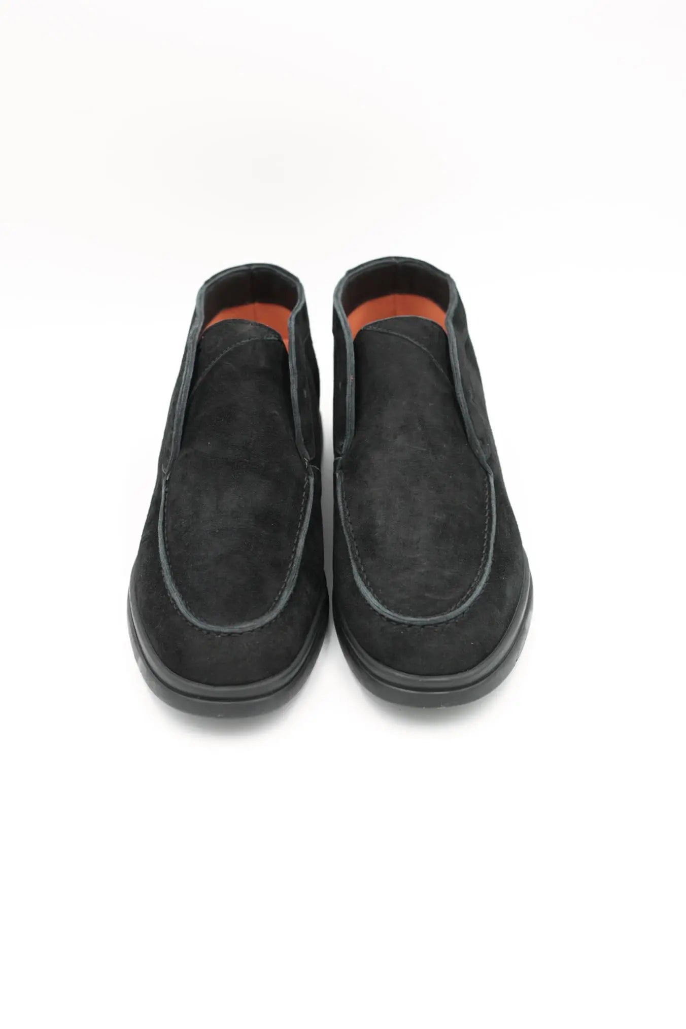 Polacchina Slip On Suede Nero - Guarino Store