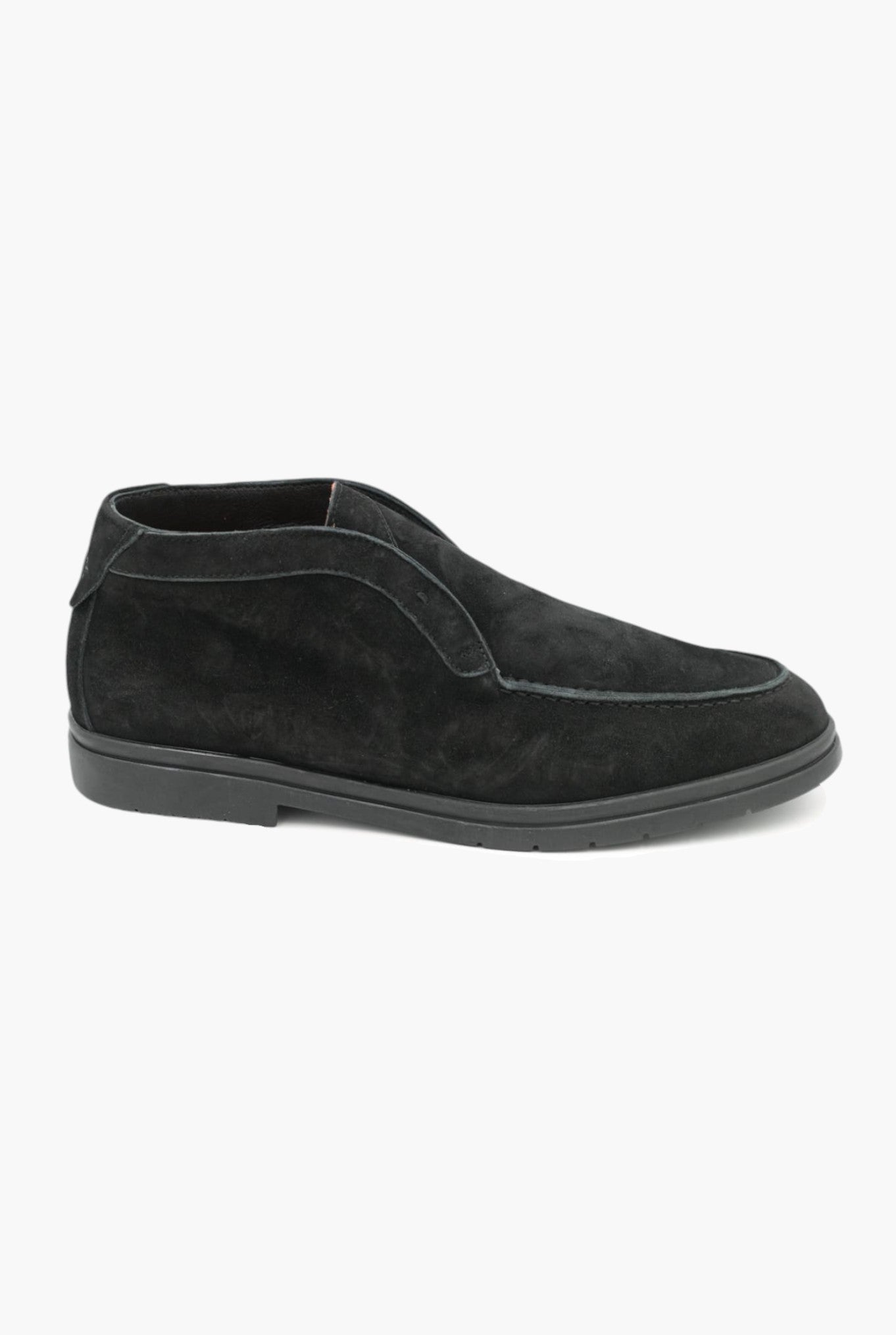 Polacchina Slip On Suede Nero - Guarino Store