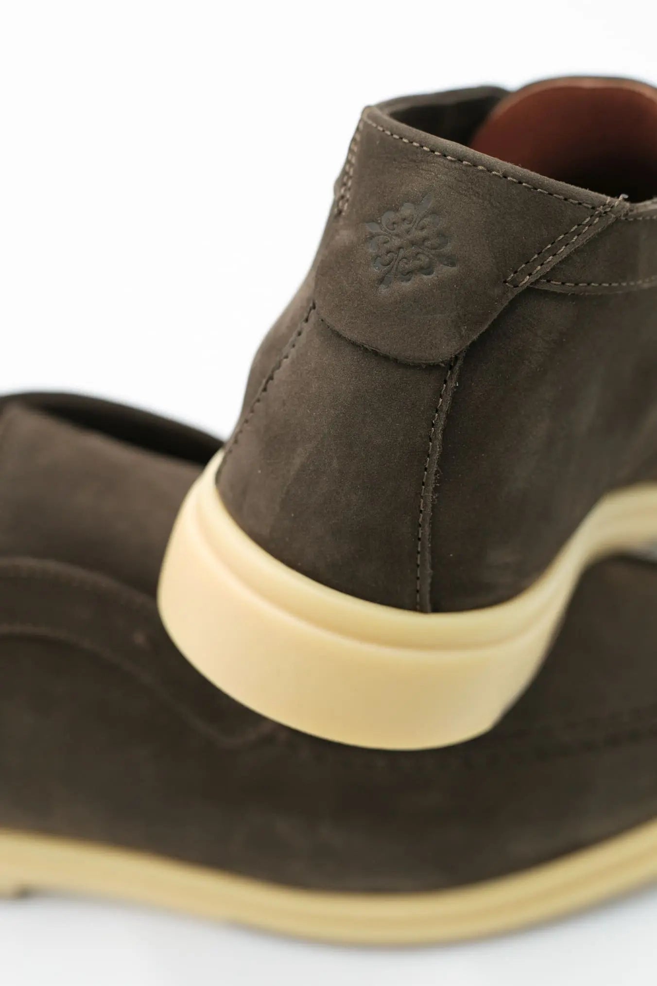 Polacchine Slip On Nabuk Marrone Testa di Moro - Guarino Store