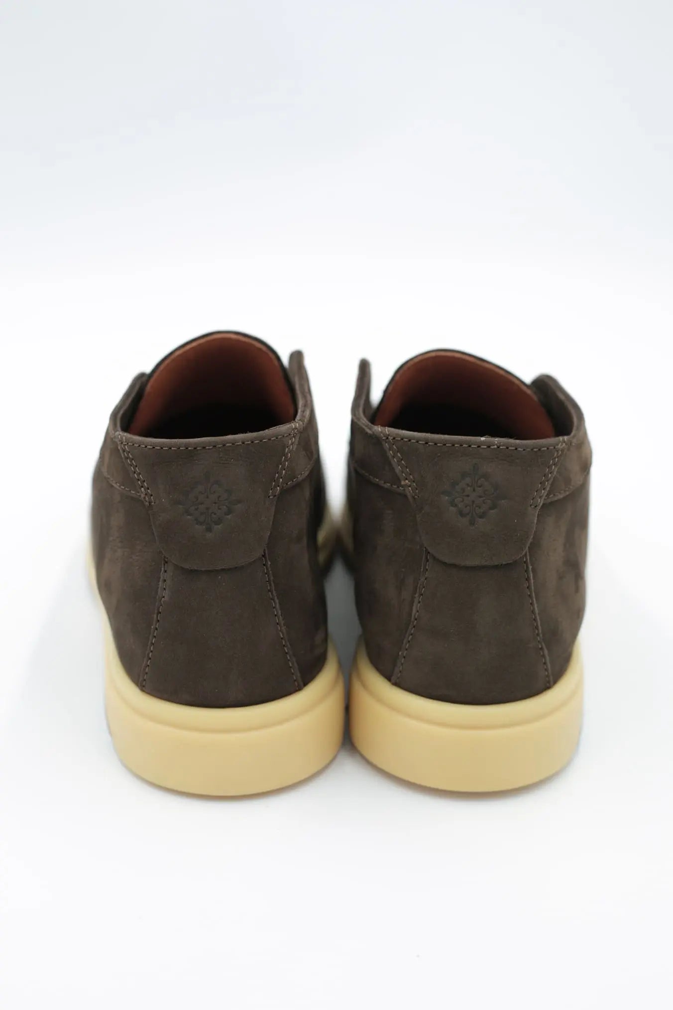 Polacchine Slip On Nabuk Marrone Testa di Moro - Guarino Store