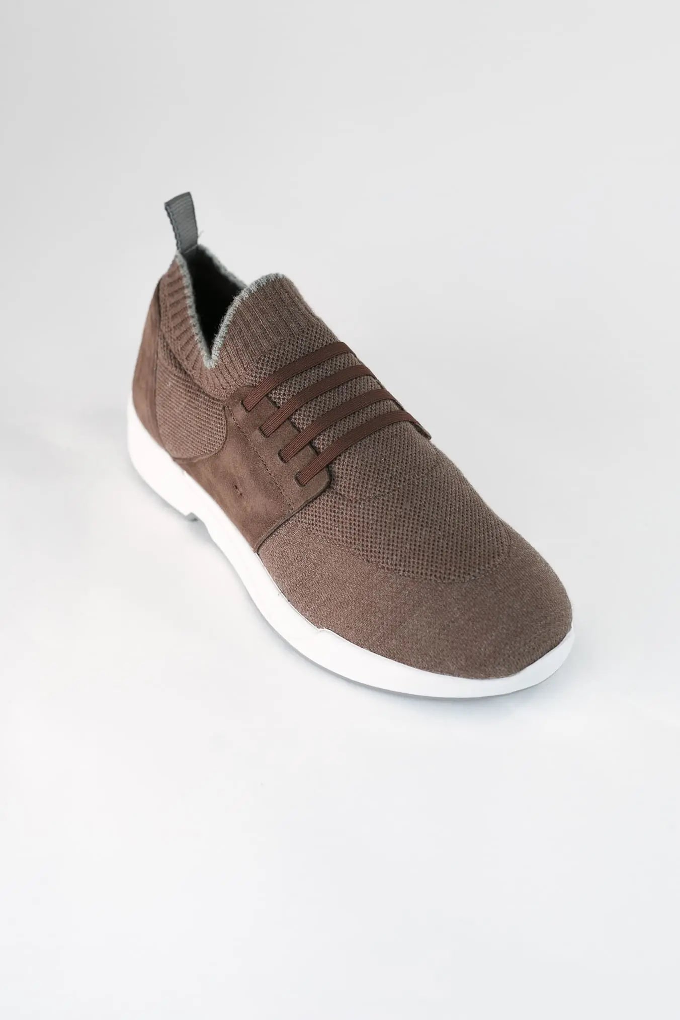 Sneakers Calzino in Maglia Marrone - Guarino Store