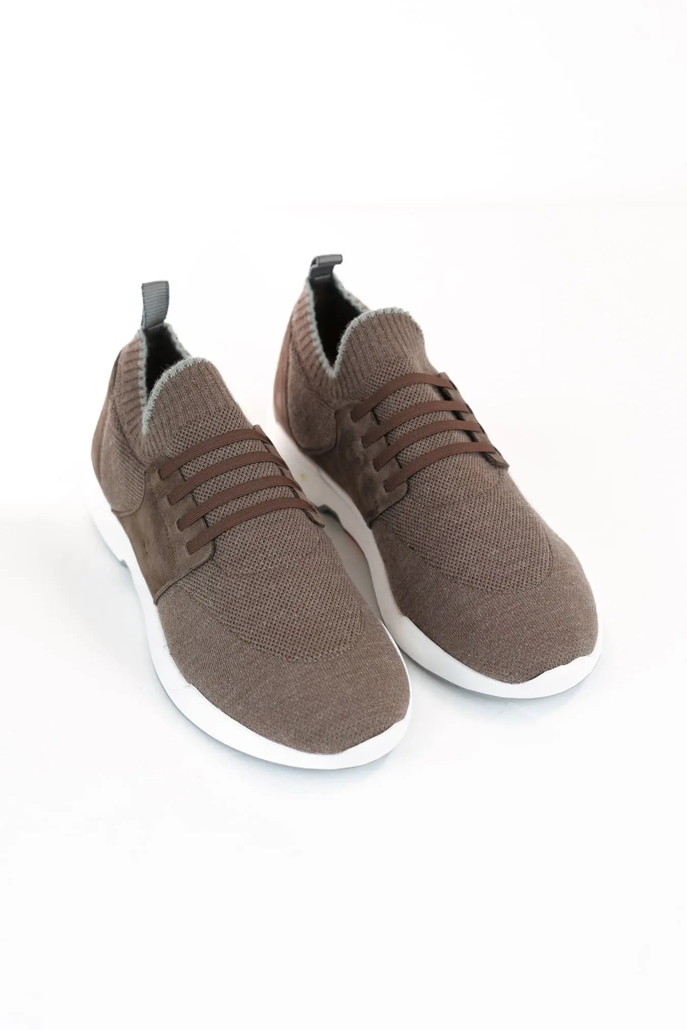 Sneakers Calzino in Maglia Marrone - Guarino Store