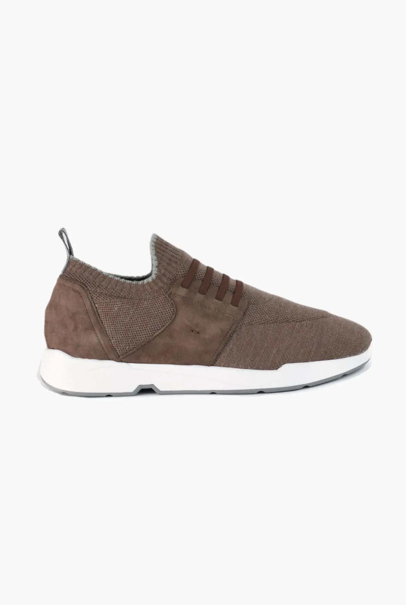 Sneakers Calzino in Maglia Marrone - Guarino Store