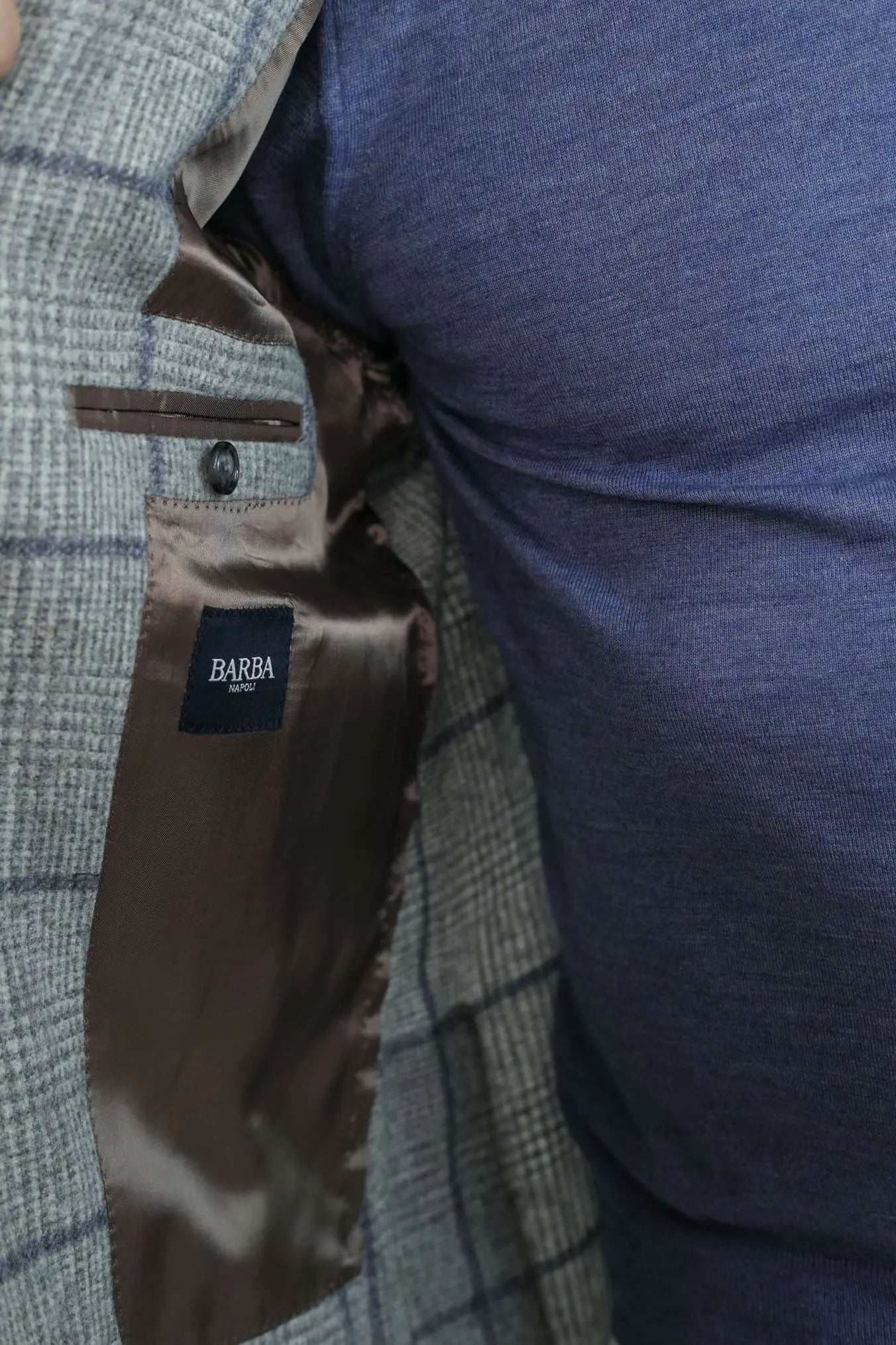 Giacca Principe di Galles mod. Jimmy Grigio Avio - Guarino Store