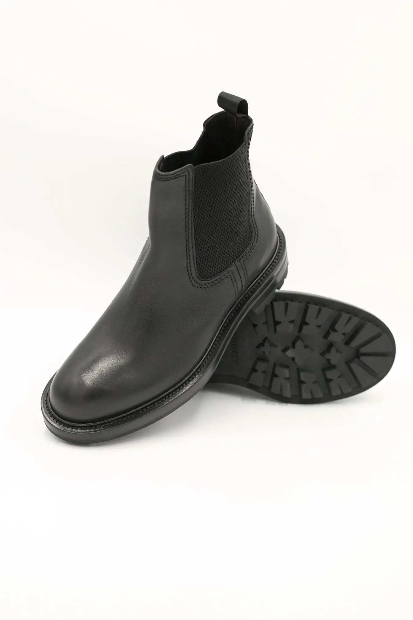 Beatles Pelle Spazzolata Nera - Guarino Store
