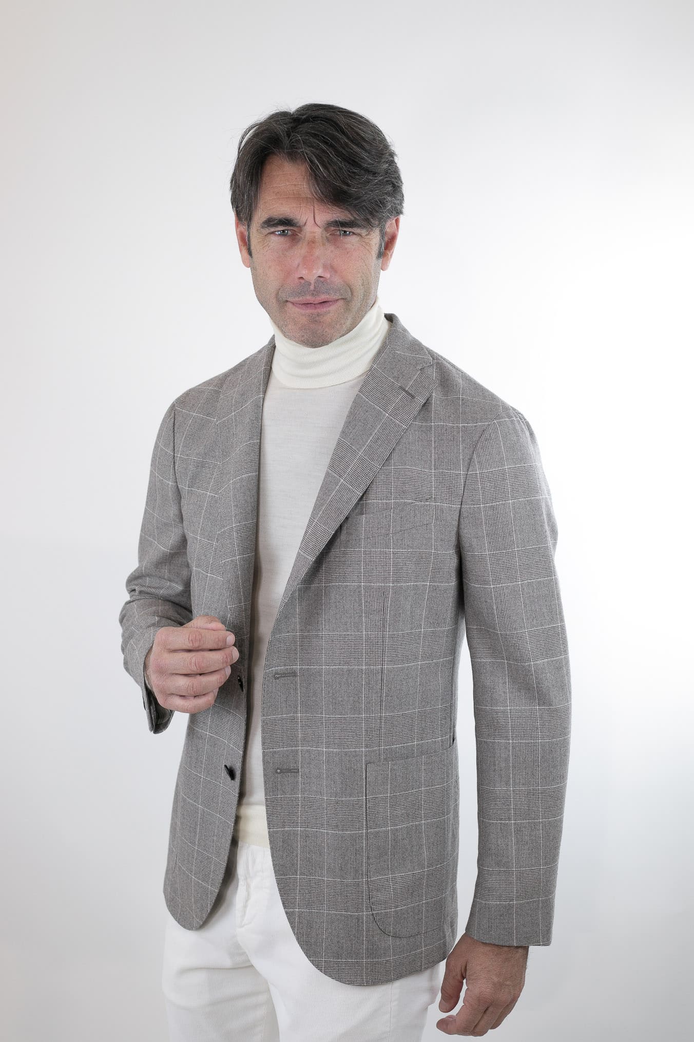 BOGLIOLI K-Jacket Principe di Galles Greige