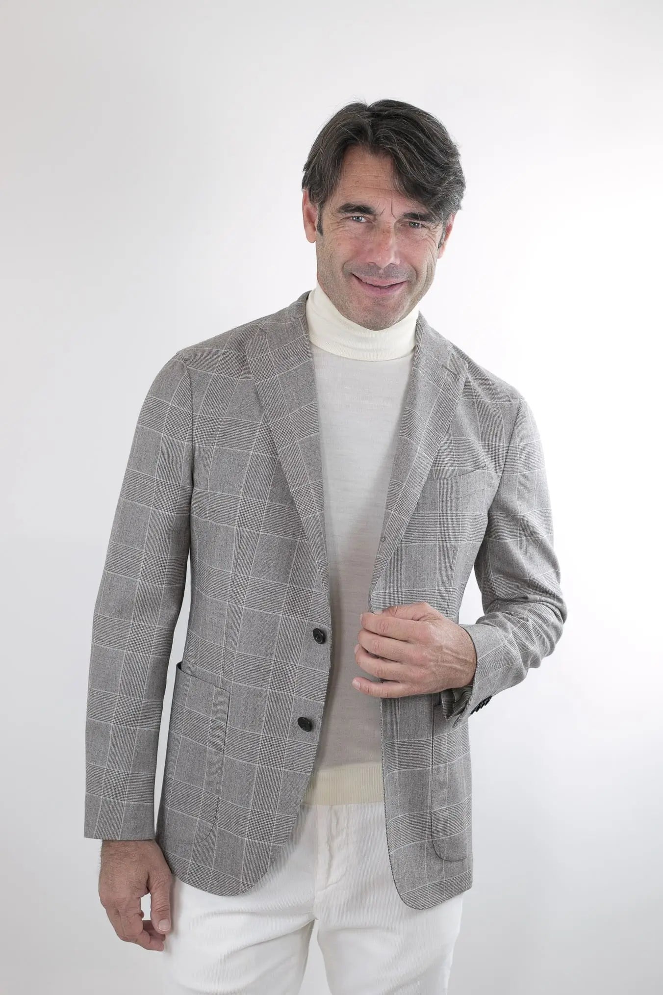 BOGLIOLI K-Jacket Principe di Galles Greige