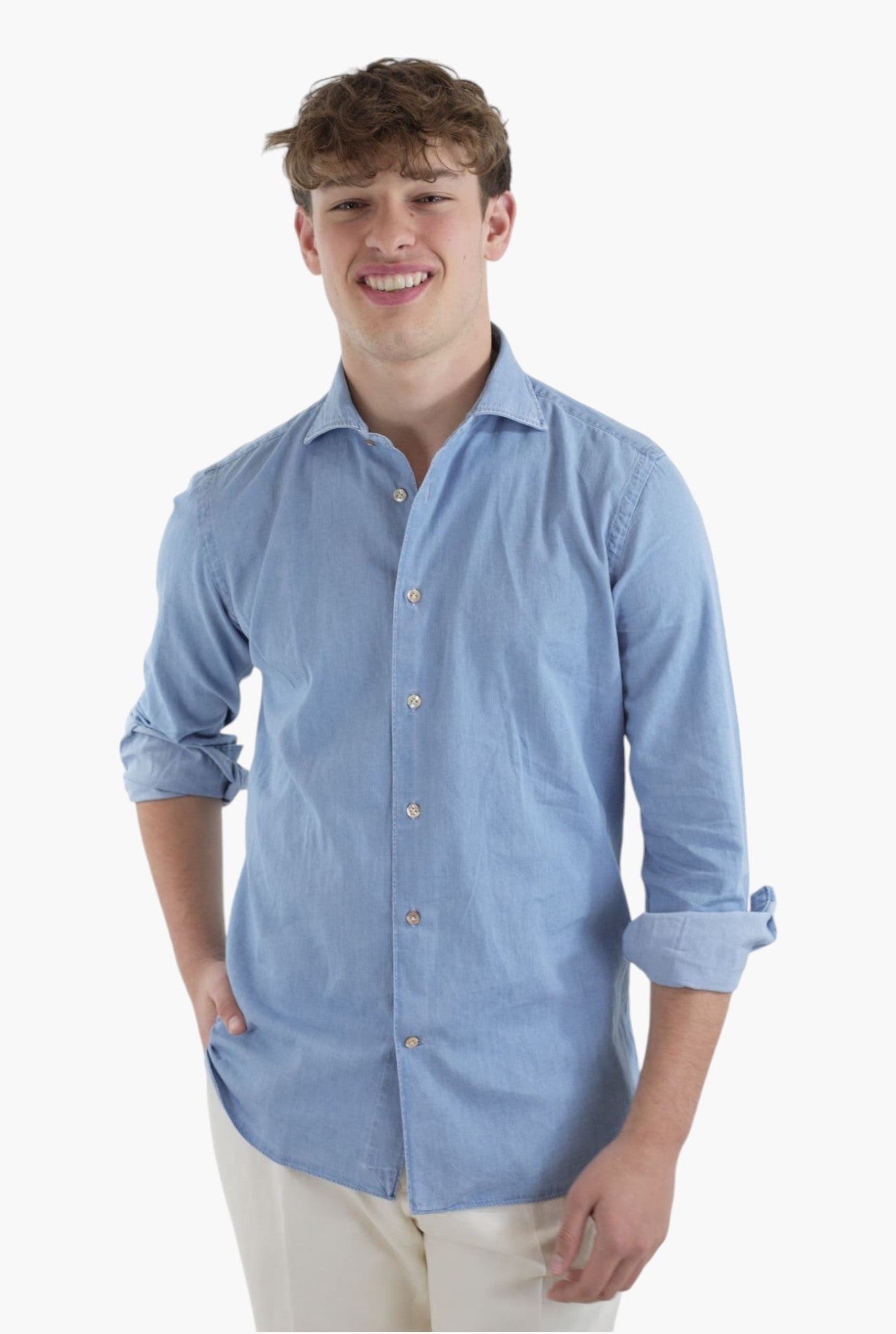 Camicia Denim Medio - Guarino Store