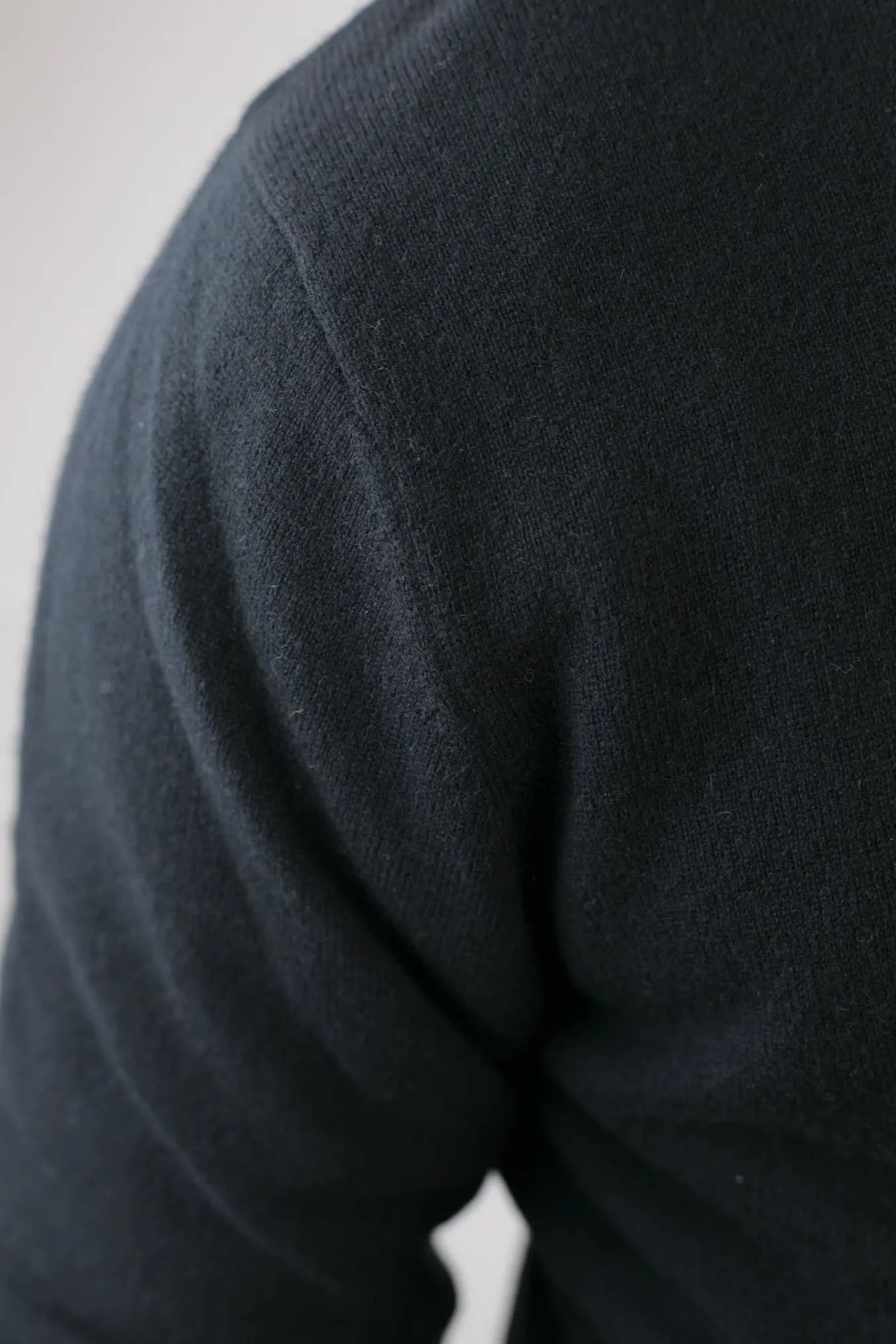 Pullover Reversibile Full Zip Nero/Grigio Chevron - Guarino Store