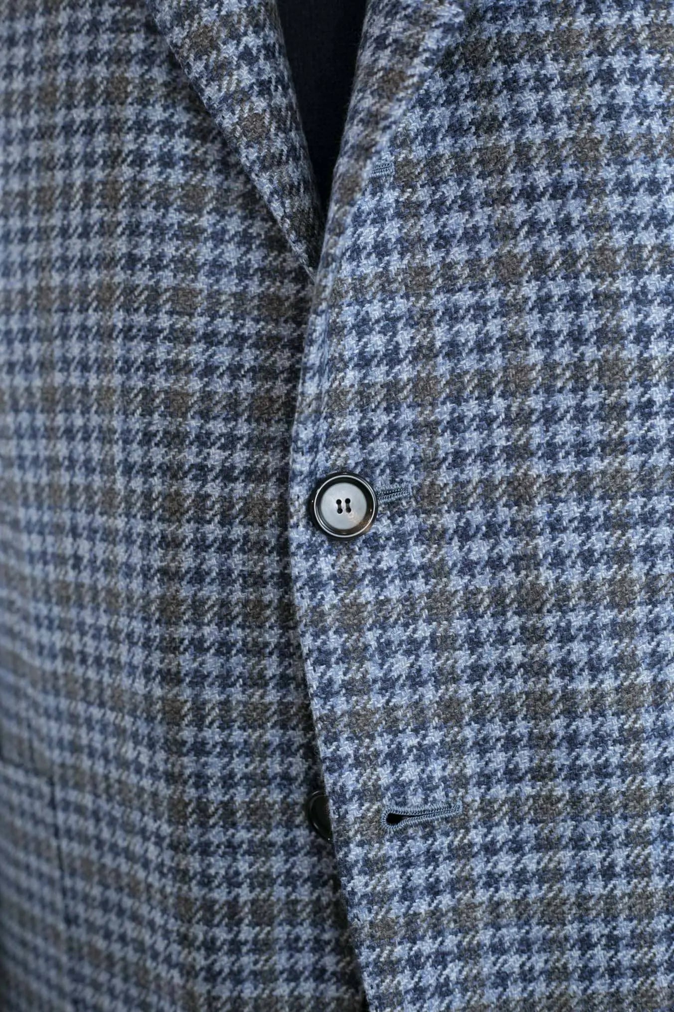 CESARE ATTOLINI Giacca Monopetto Pied de Poule Cashmere