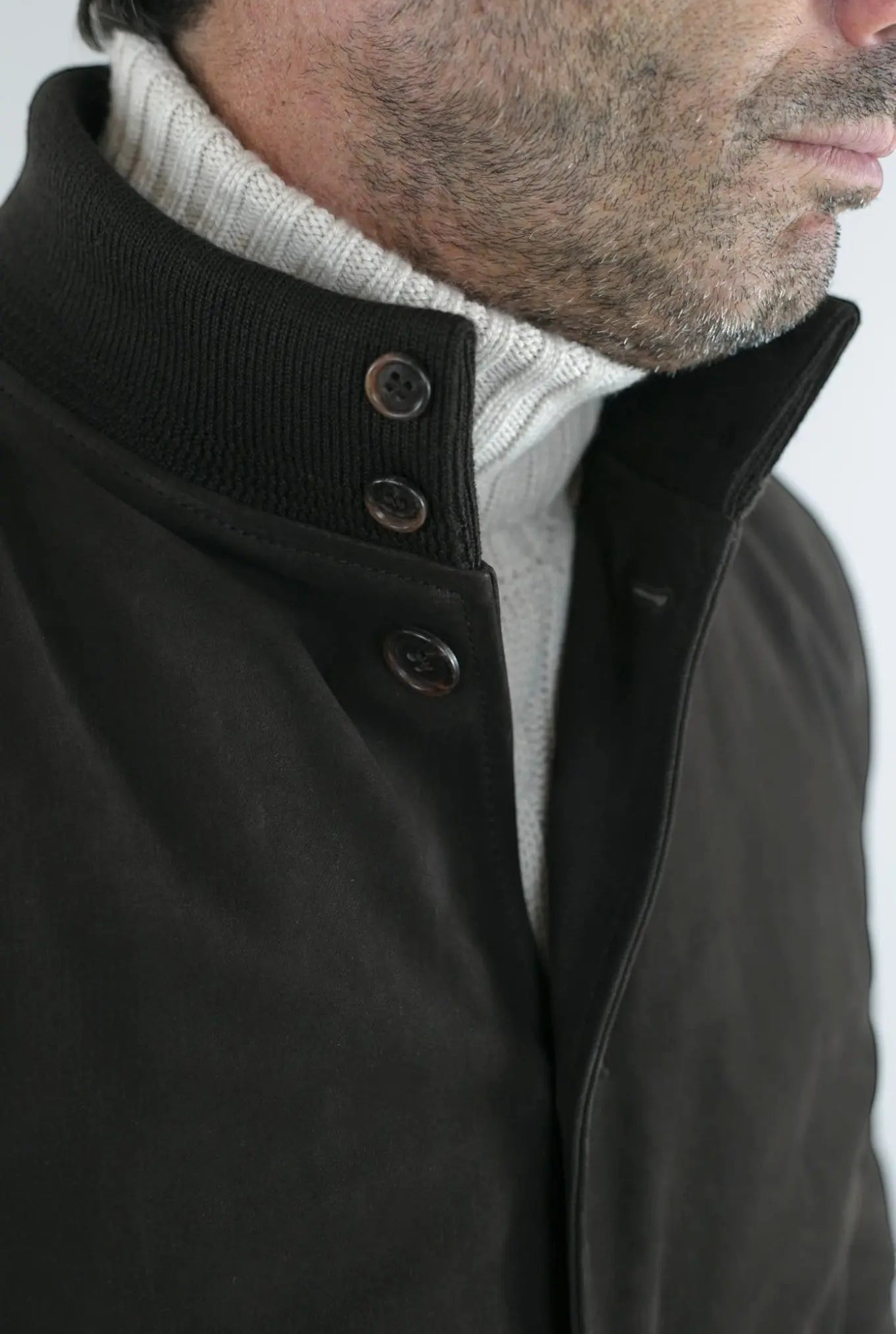 Bomber Chevrette Imbottito Testa di Moro - Guarino Store