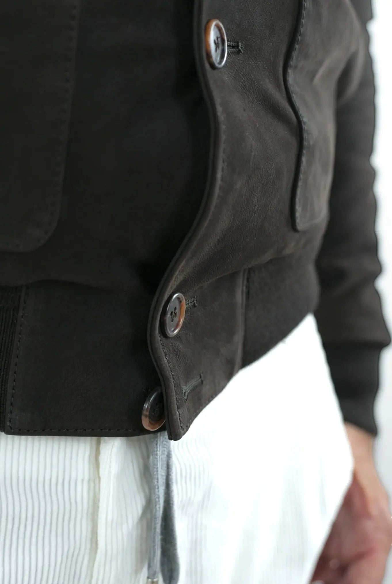 Bomber Chevrette Imbottito Testa di Moro - Guarino Store