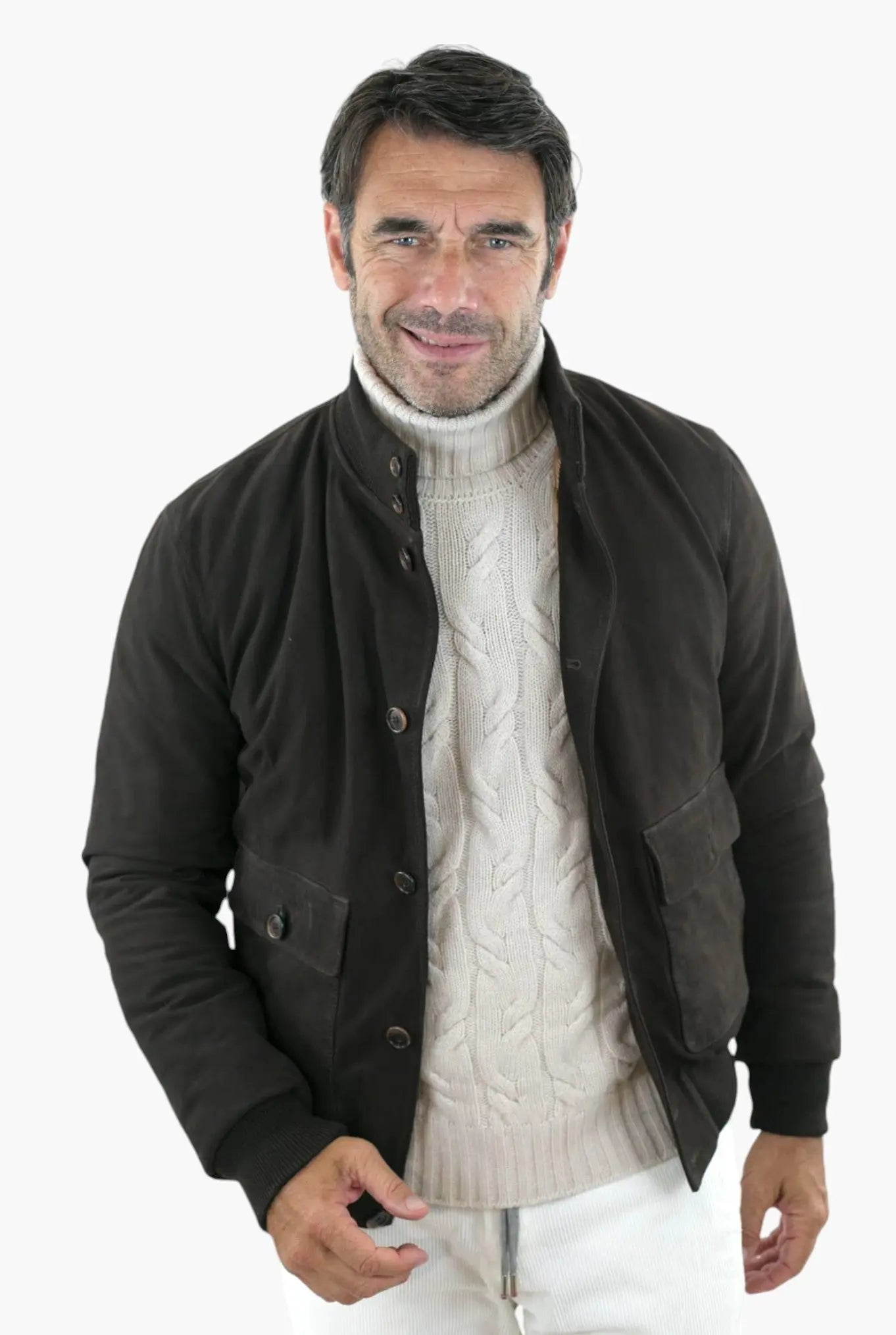 Bomber Chevrette Imbottito Testa di Moro - Guarino Store