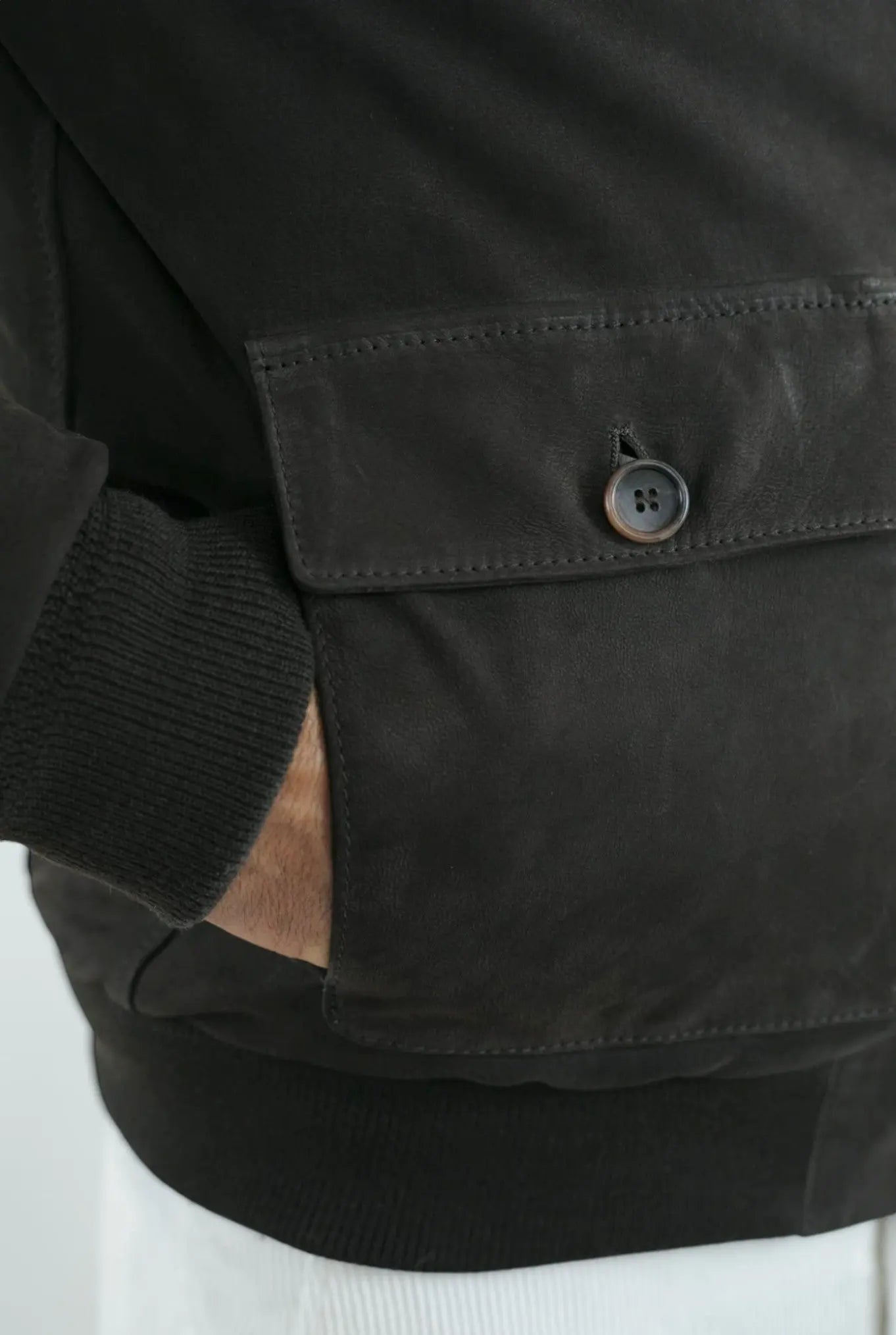 Bomber Chevrette Imbottito Testa di Moro - Guarino Store