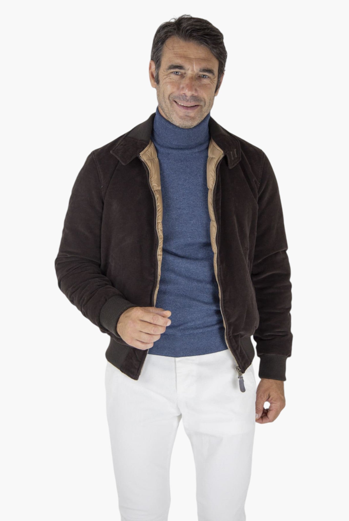 Bomber Giubbino Fustagno Imbottito Testa di Moro - Guarino Store