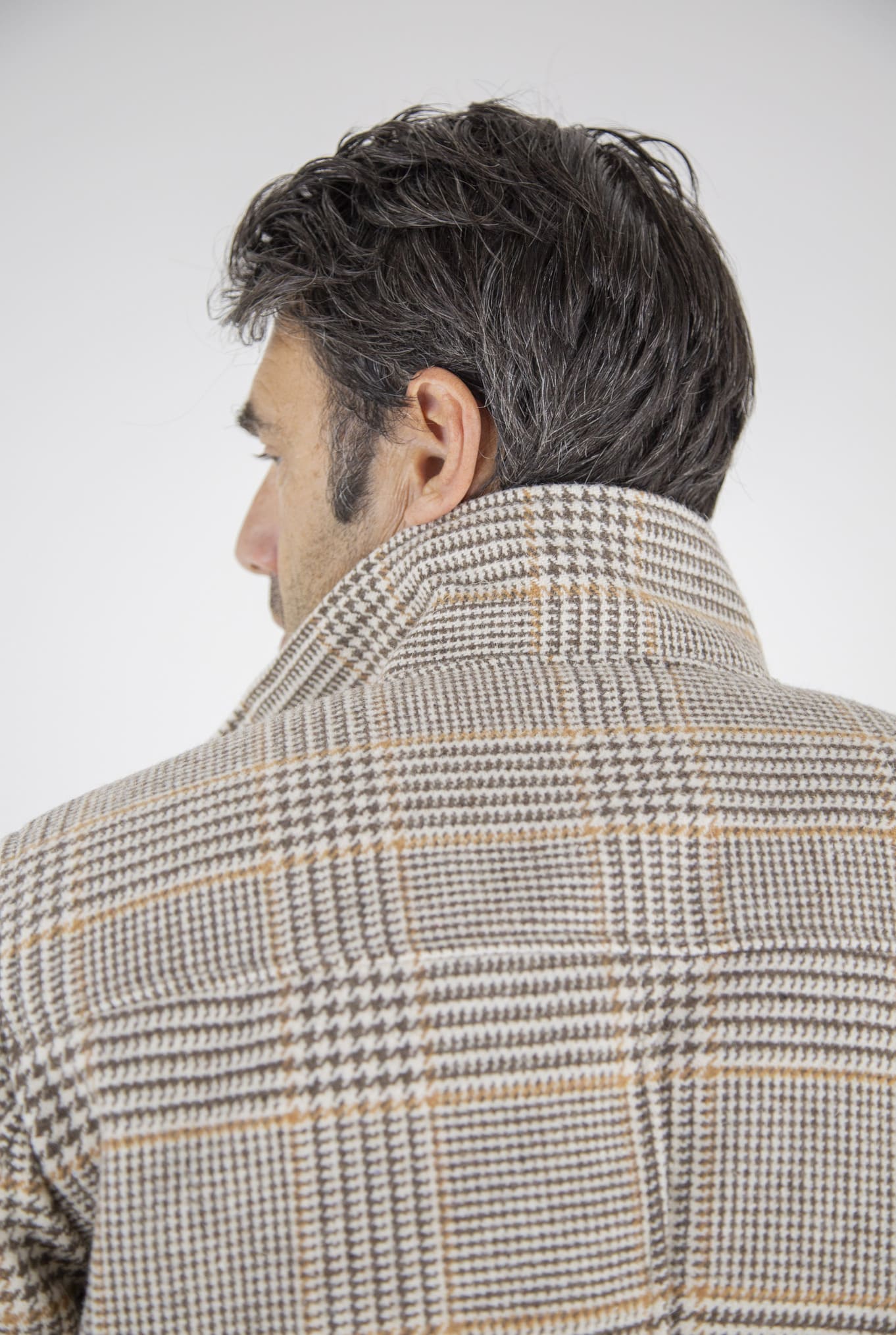 Bomber Principe di Galles Imbottito in Piuma d'Oca - Guarino Store