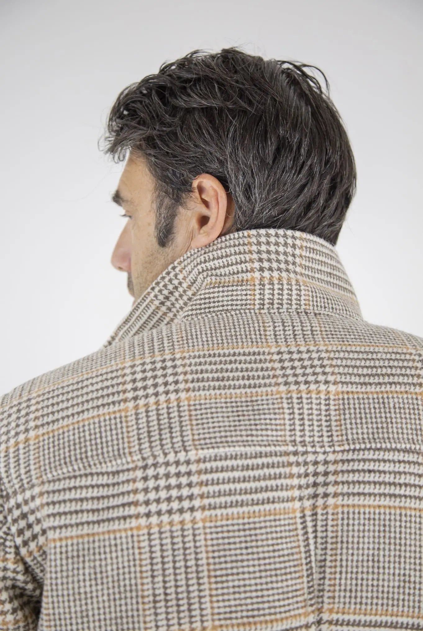 Bomber Principe di Galles Imbottito in Piuma d'Oca - Guarino Store