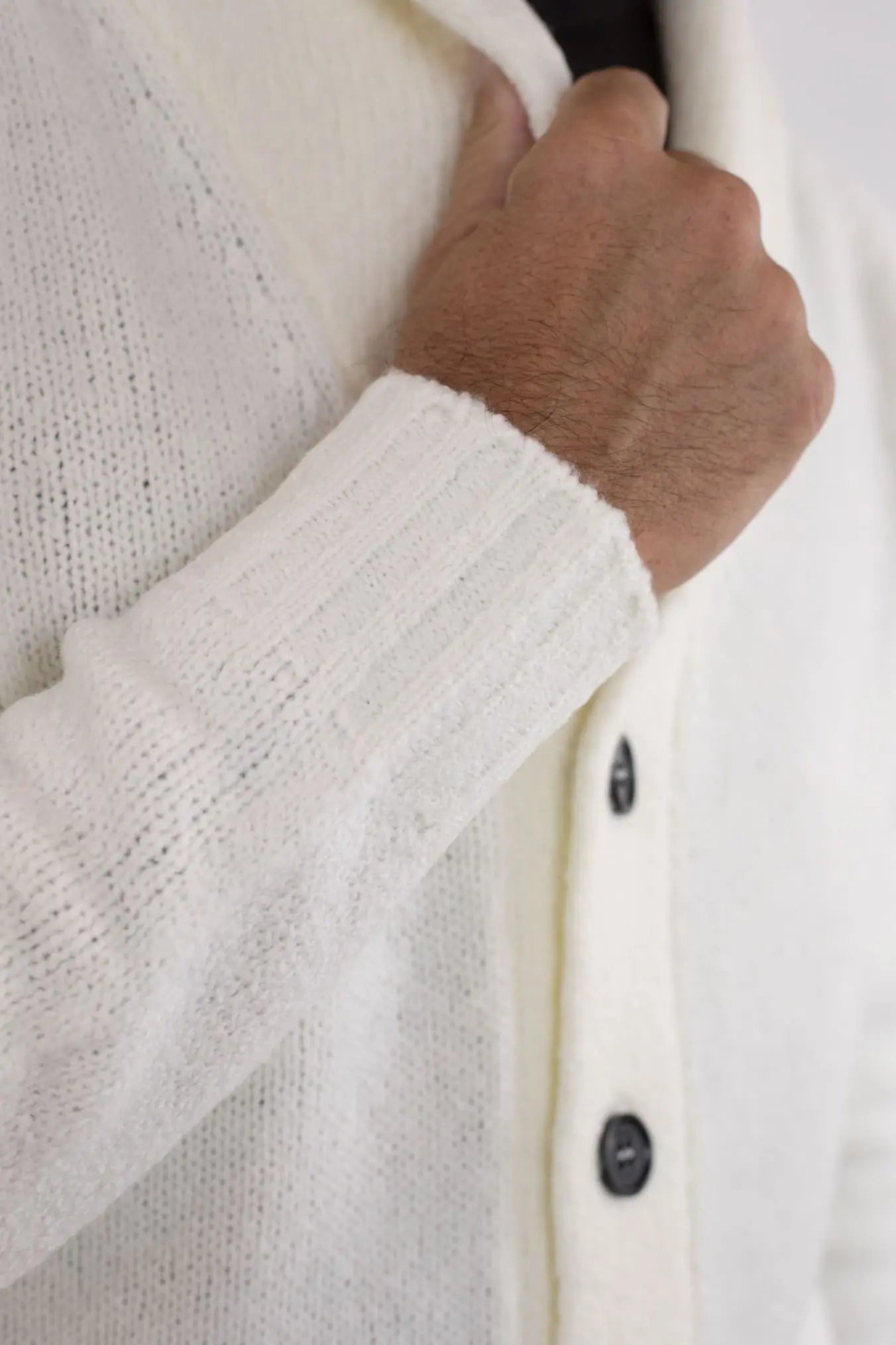 Cardigan Malfile' Bianco - Guarino Store