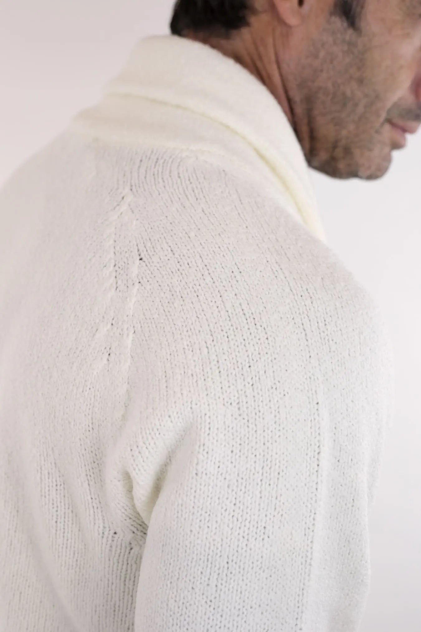 Cardigan Malfile' Bianco - Guarino Store