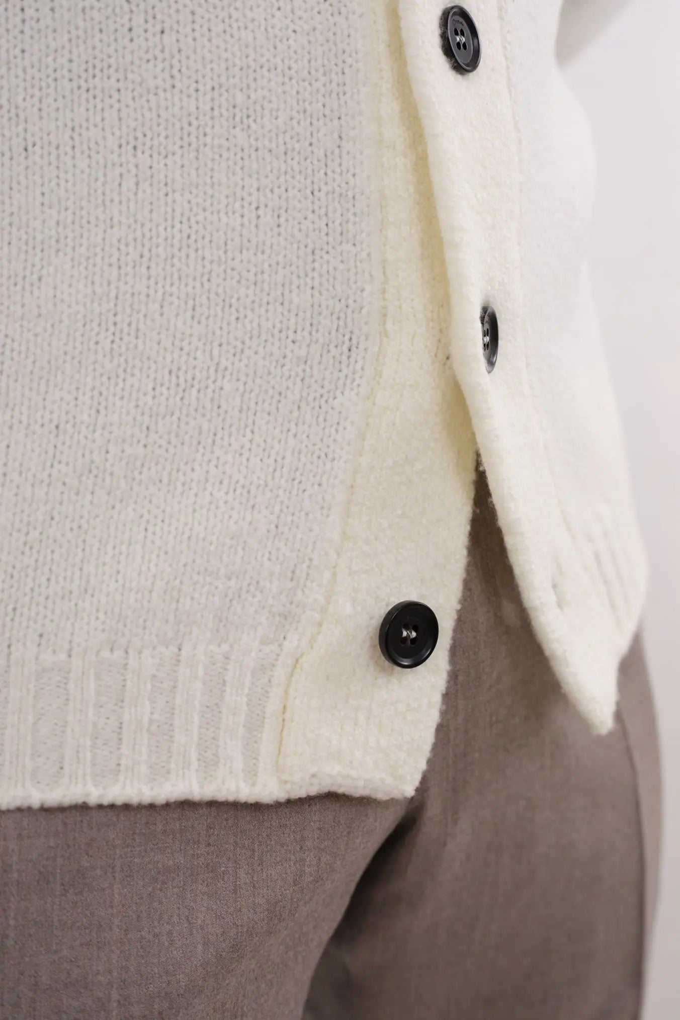 Cardigan Malfile' Bianco - Guarino Store