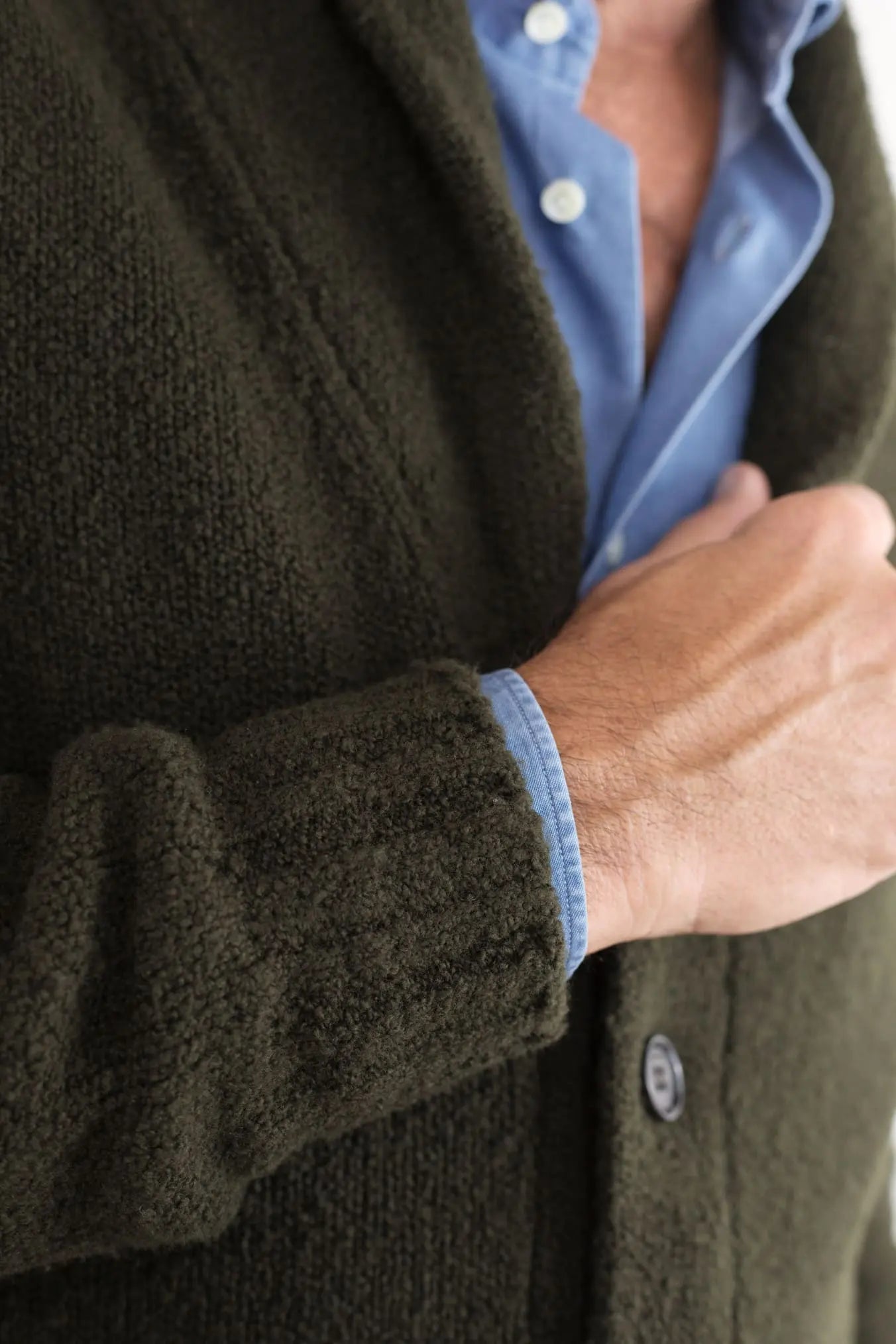 Cardigan Malfile' Verde - Guarino Store