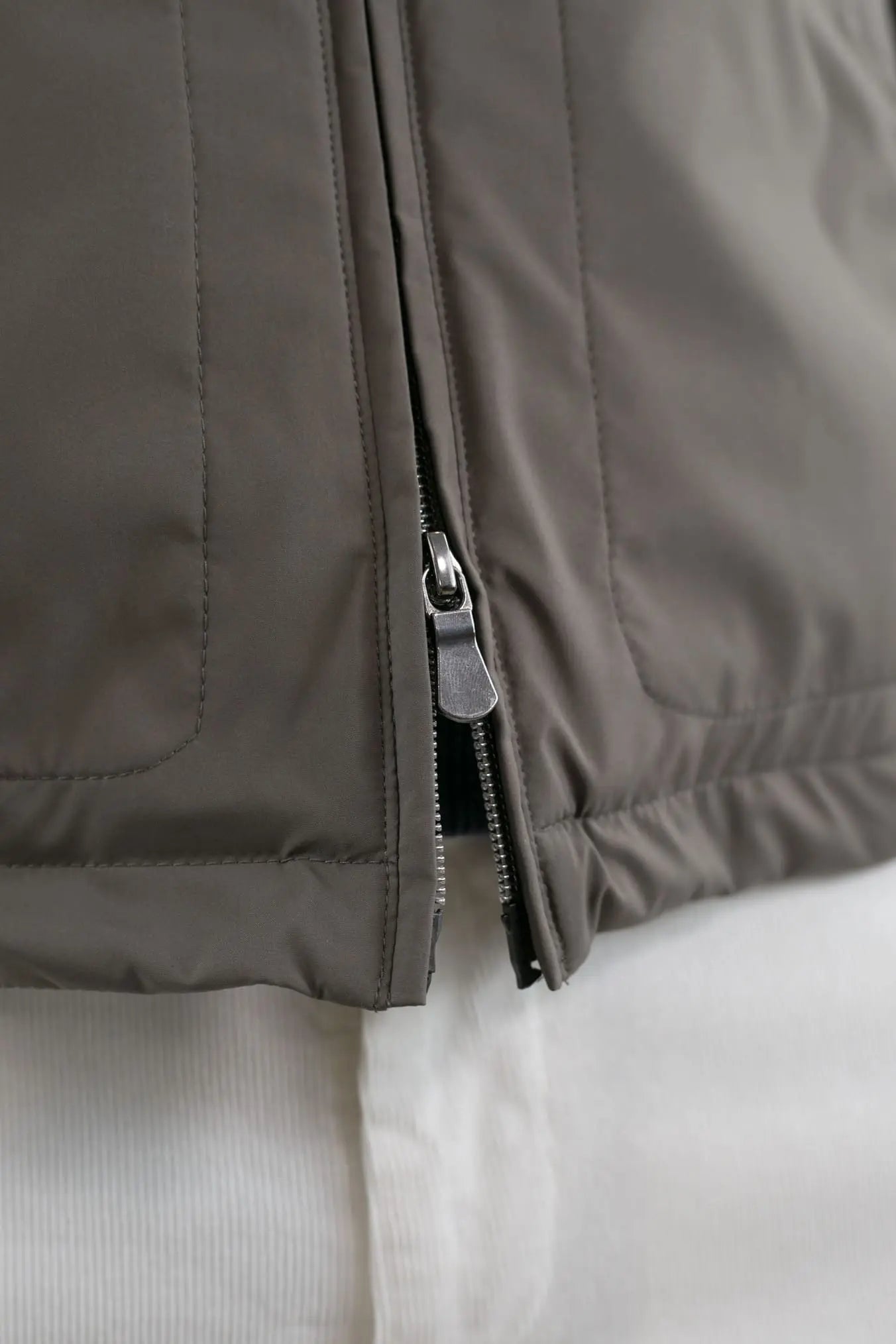 Giubbino con Cappuccio Airstop Foderato in Cashmere Beige - Guarino Store