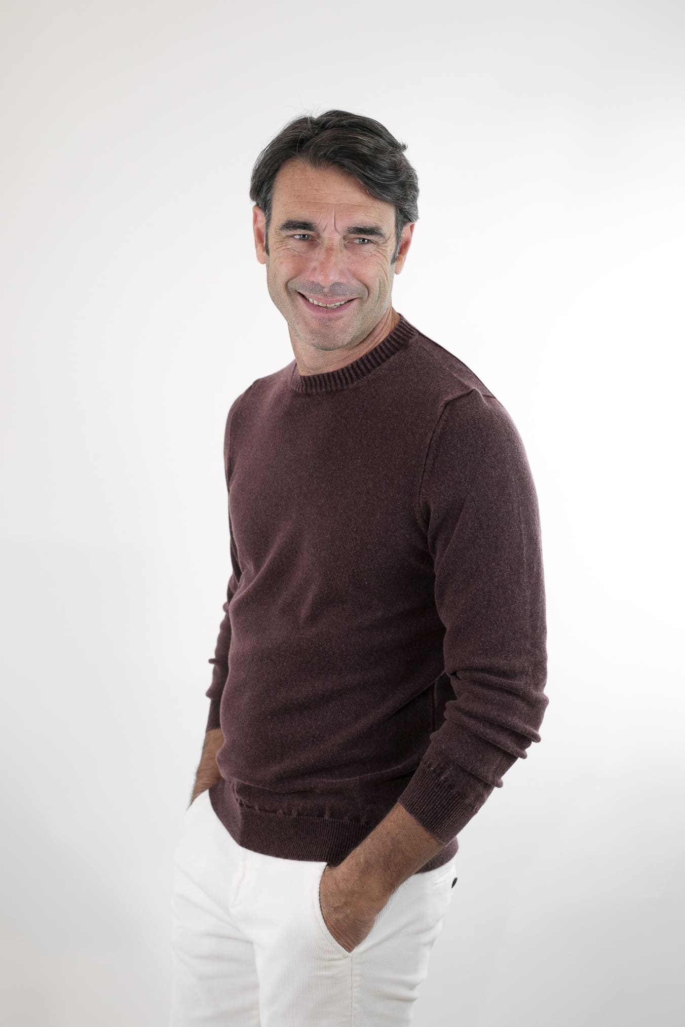 Girocollo Argentina Frosted Cashmere Vinaccia - Guarino Store