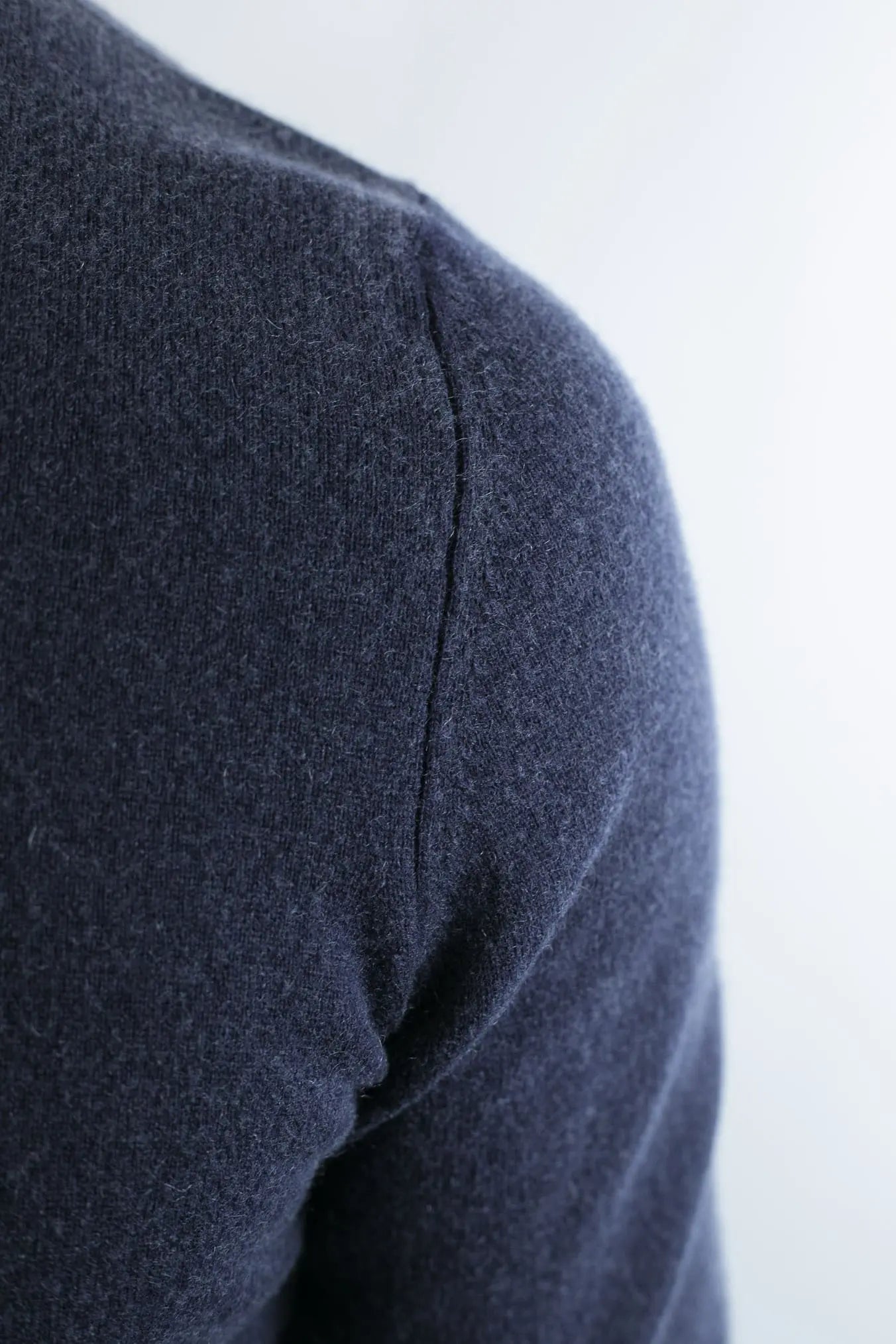Girocollo Argentina Frosted Cashmere Blu - Guarino Store