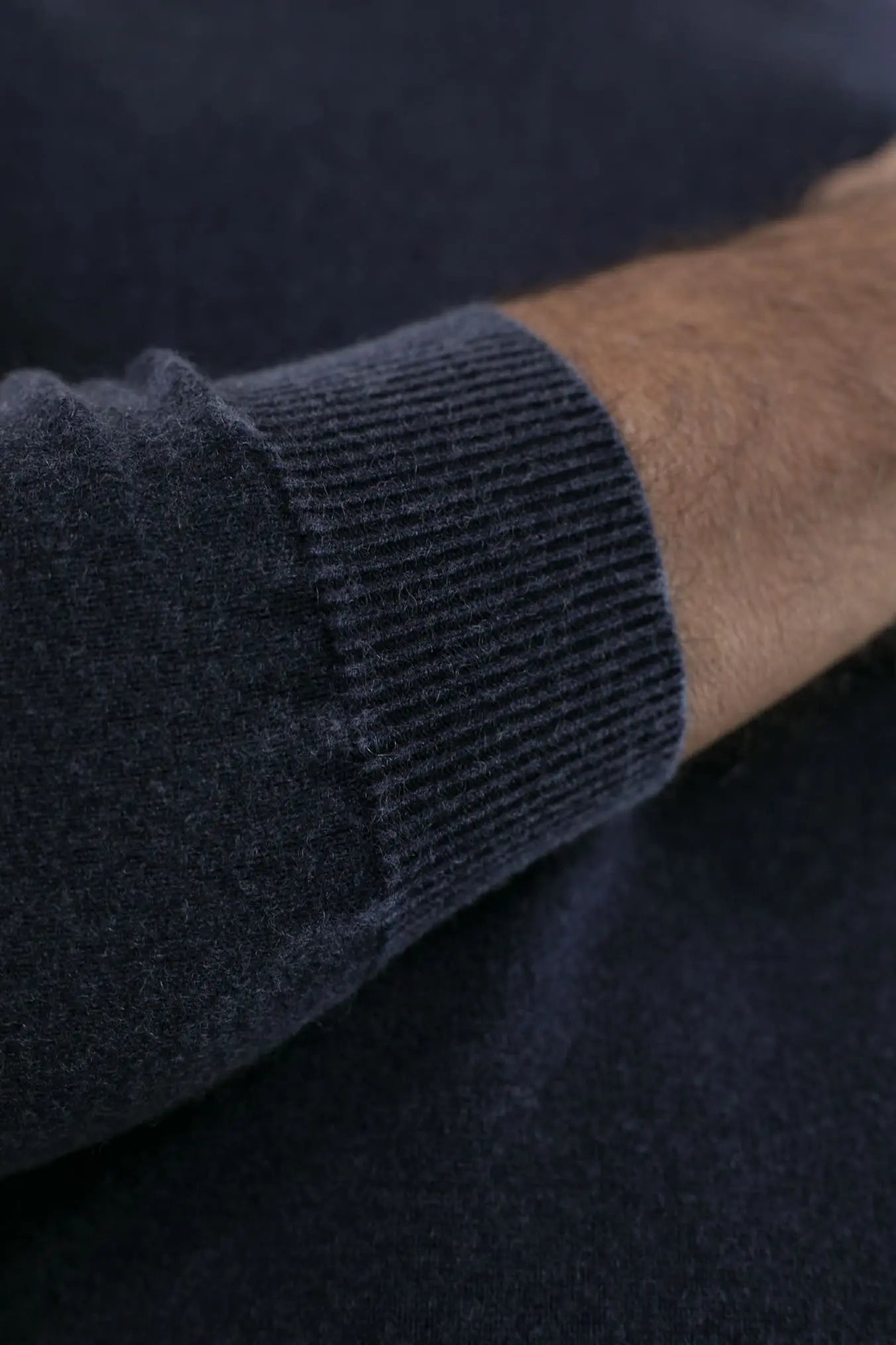 Girocollo Argentina Frosted Cashmere Blu - Guarino Store