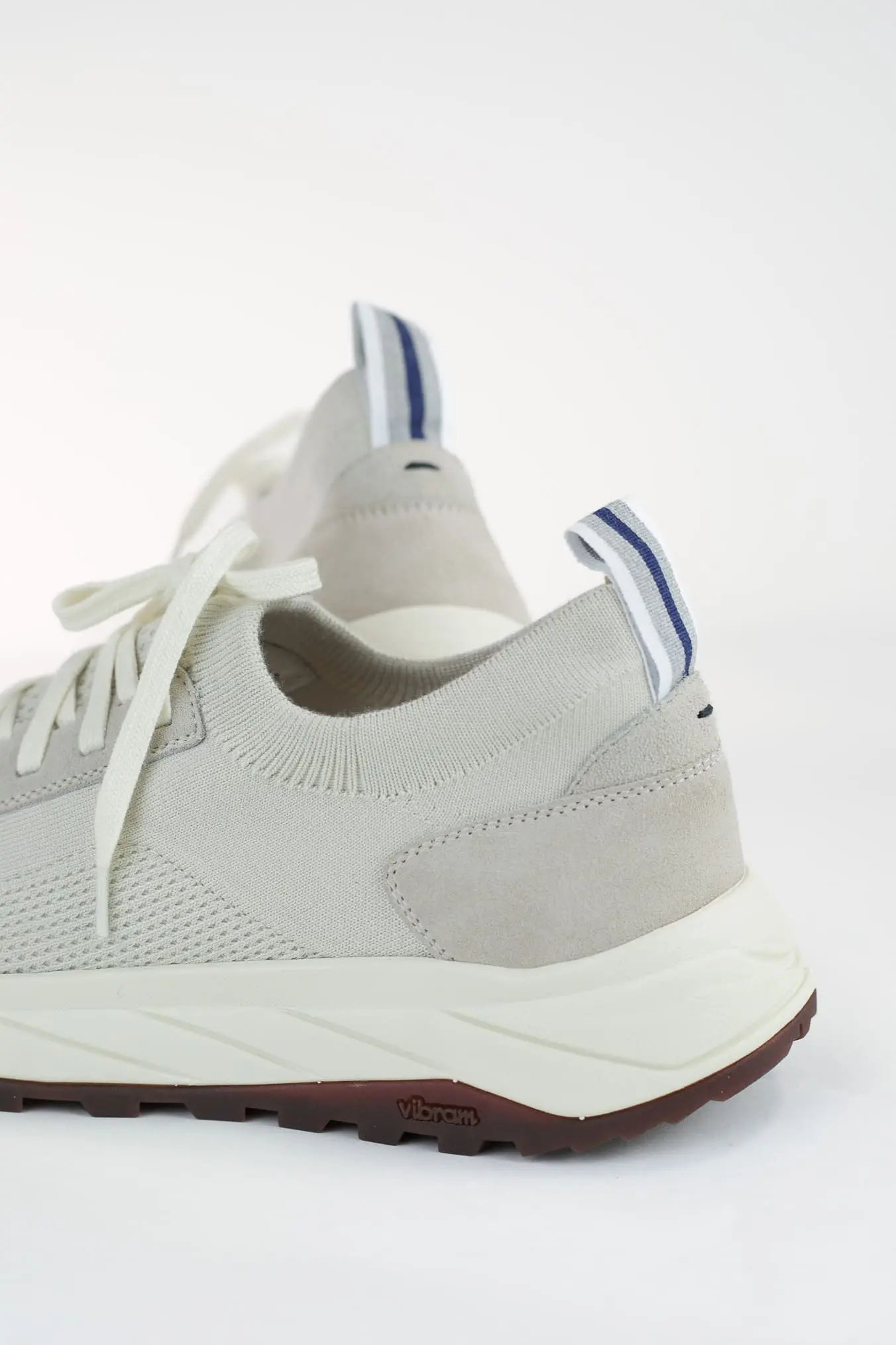 Sneakers Maglia Elasticizzata Lana Avorio - Guarino Store