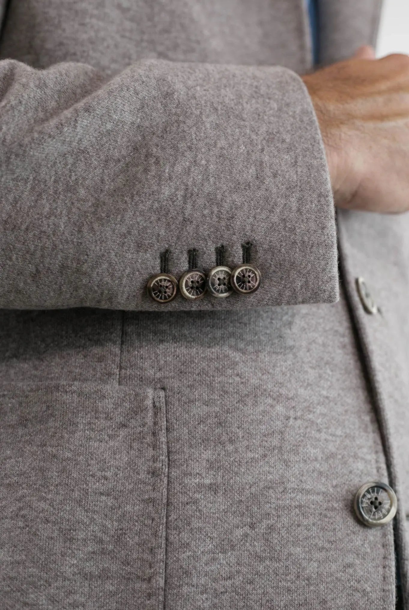 Giacca Damon Cashmere Double Beige - Guarino Store