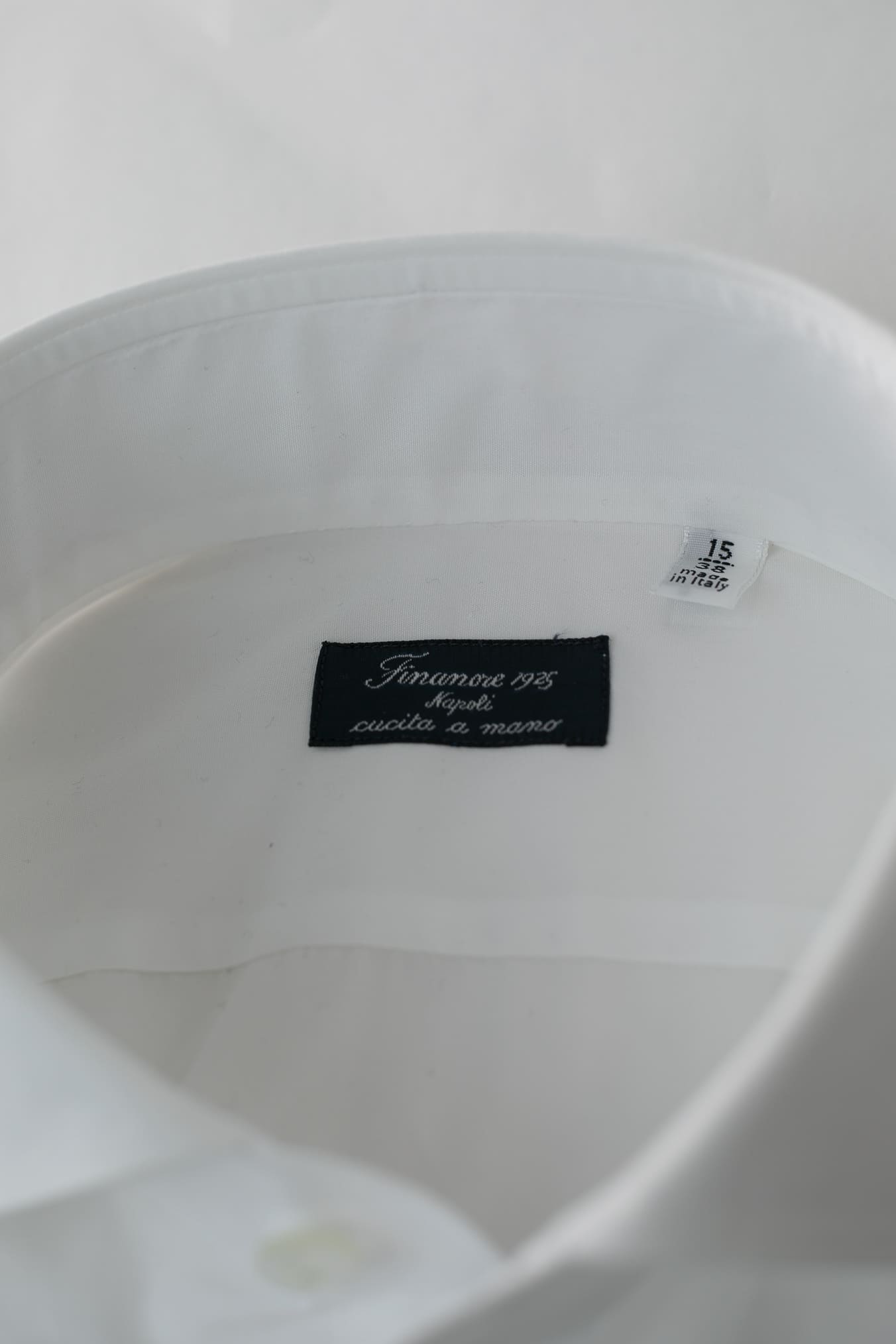 Camicia Napoli Cotone Bianco - Guarino Store