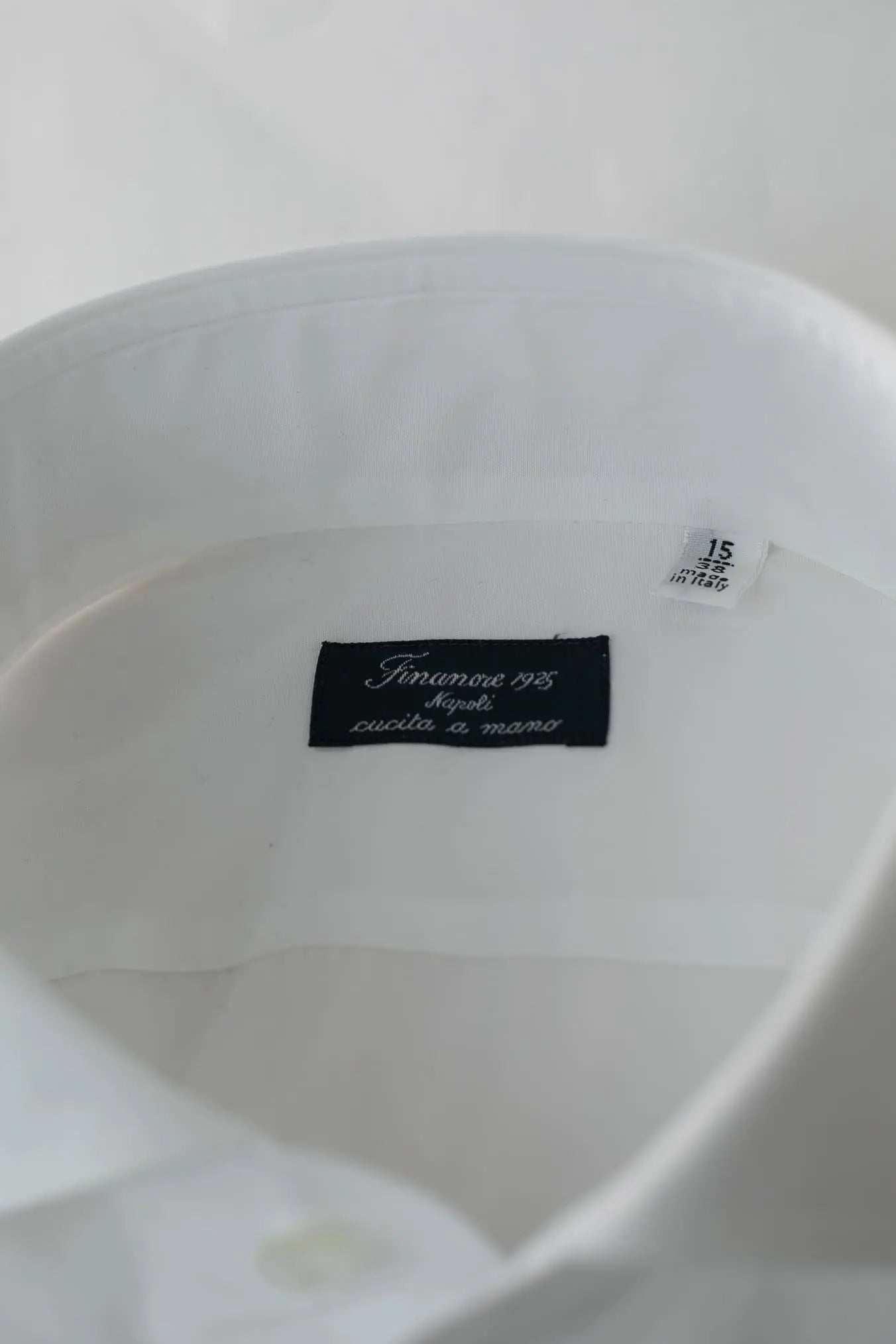 Camicia Napoli Cotone Bianco - Guarino Store