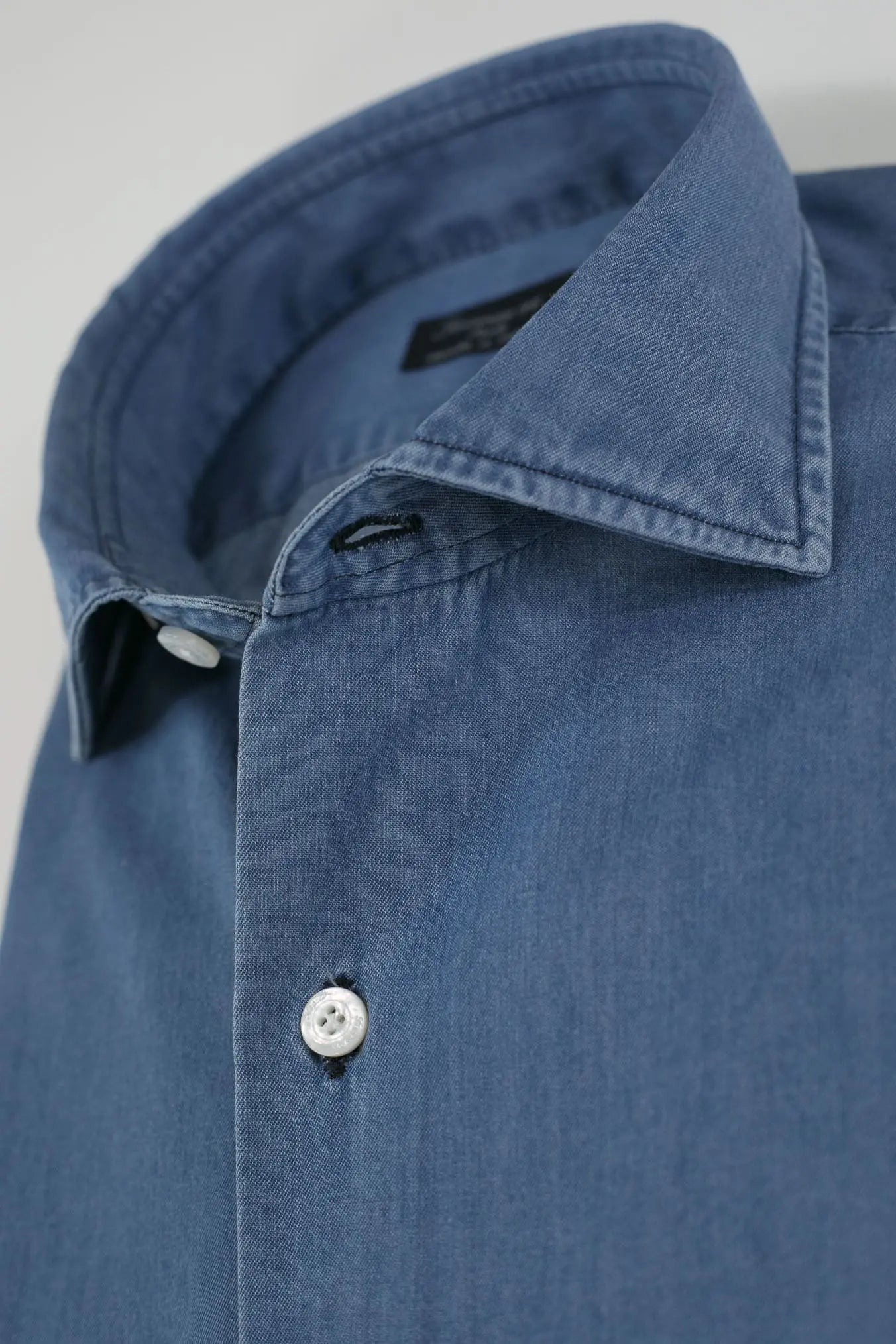 Camicia Denim Cucita a Mano - Guarino Store