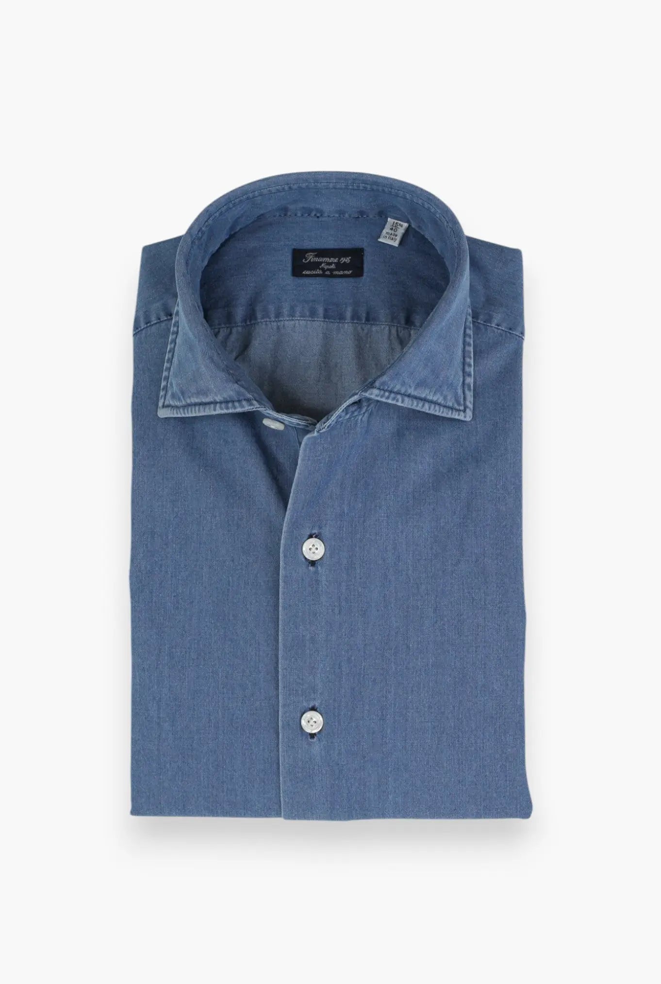 Camicia Denim Cucita a Mano - Guarino Store