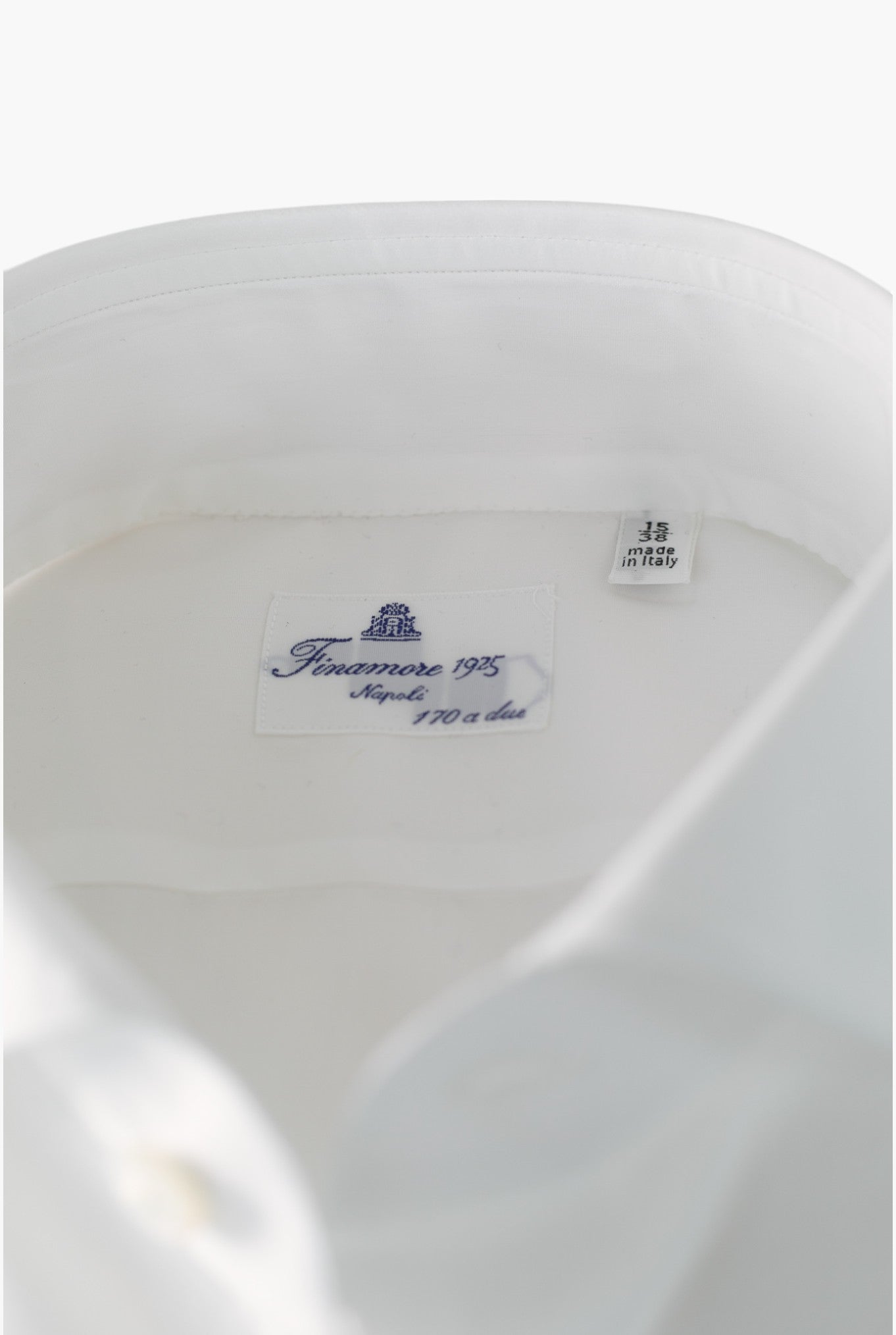 Camicia Napoli '170 a due' Bianco - Guarino Store