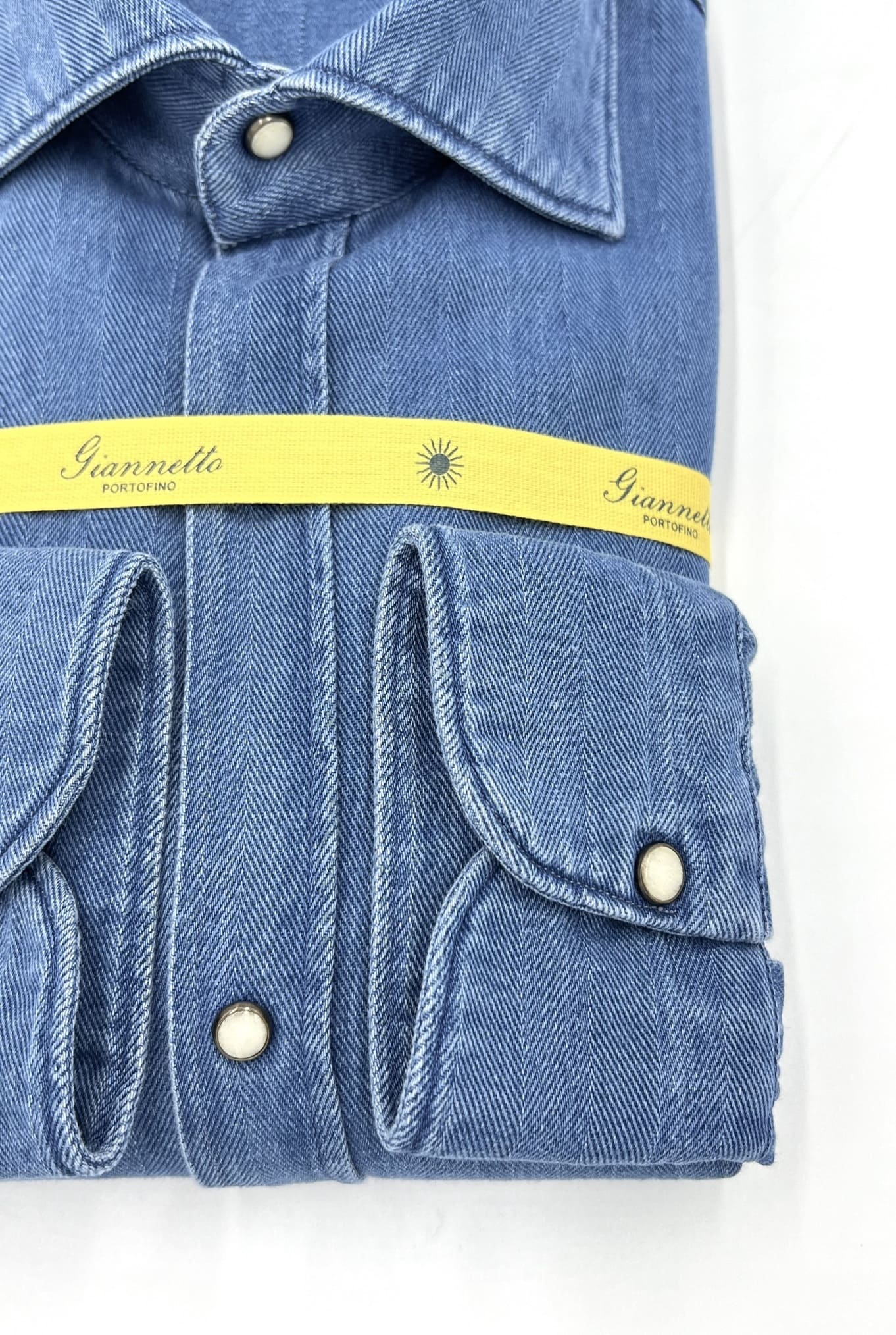 Camicia Denim Spigata - Guarino Store