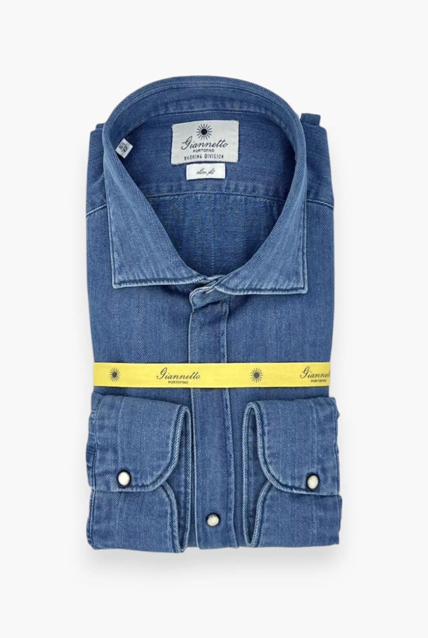 Camicia Denim Spigata - Guarino Store