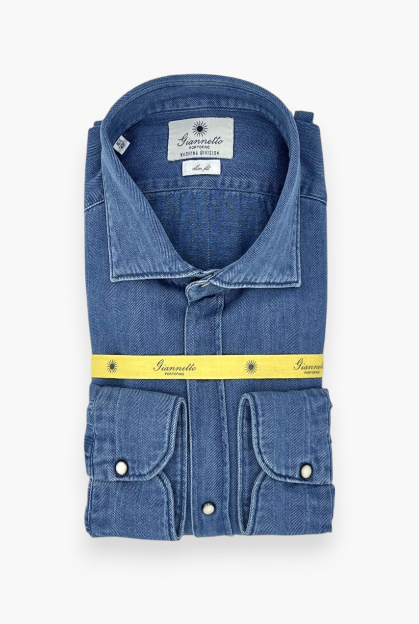 Camicia Denim Spigata - Guarino Store
