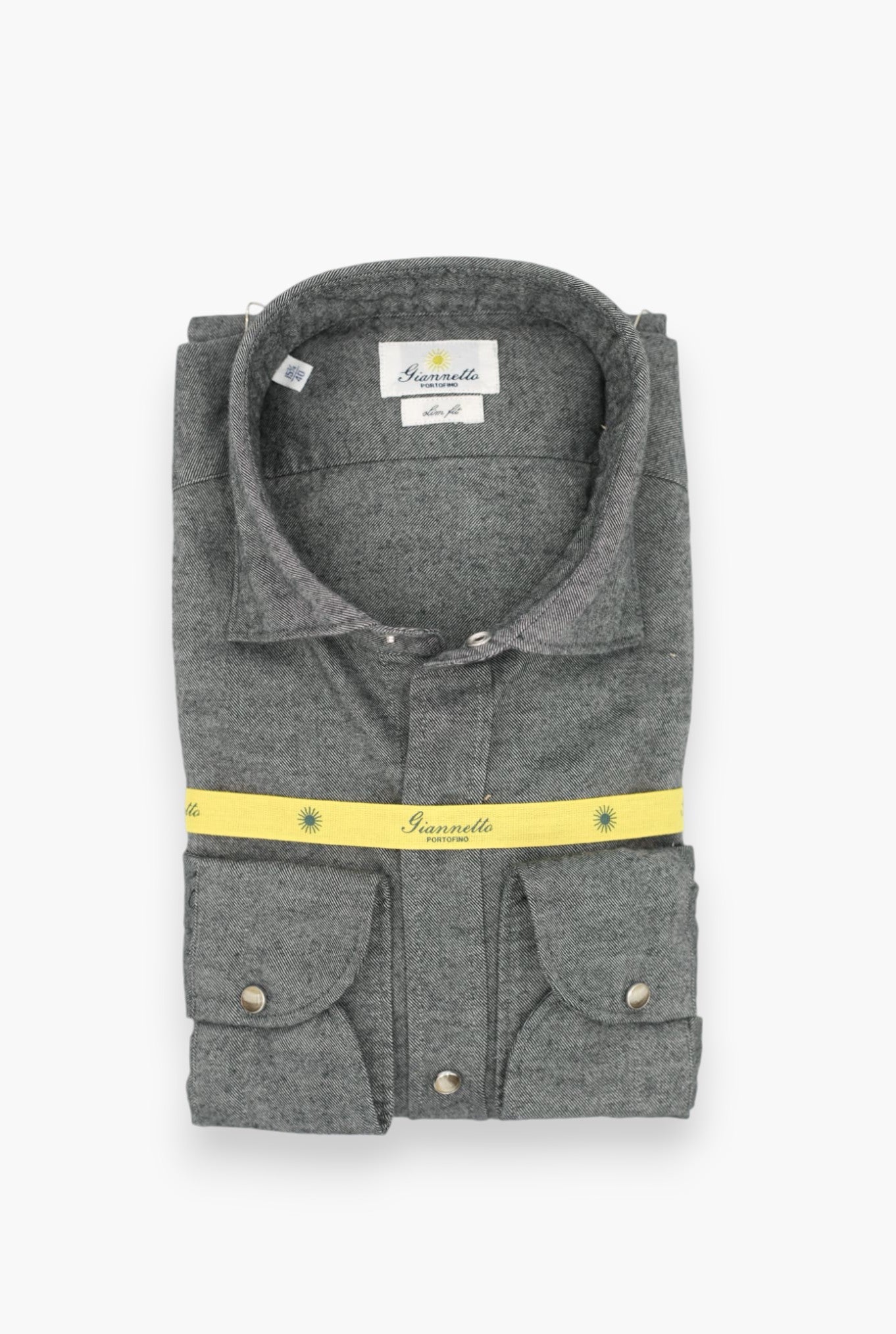 Camicia Flanella Grigio - Guarino Store