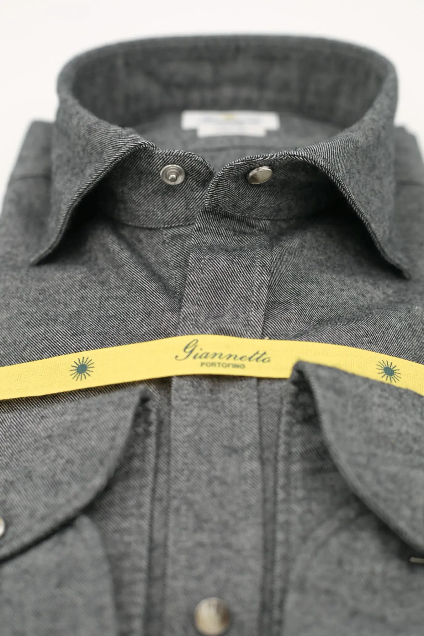 Camicia Flanella Grigio - Guarino Store