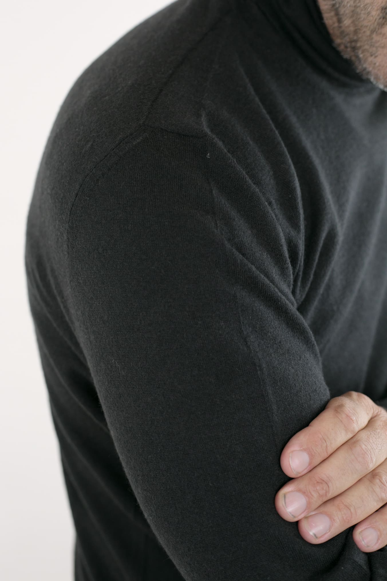 Dolcevita Cashmere Pettinato Ultralight Nero - Guarino Store