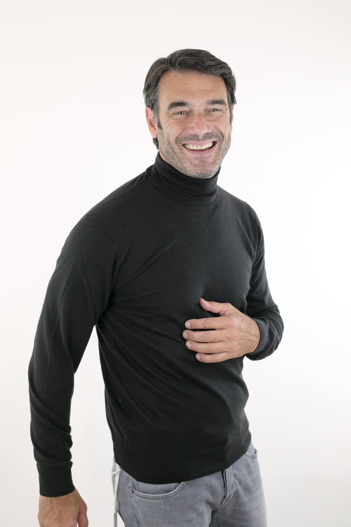 Dolcevita Cashmere Pettinato Ultralight Nero - Guarino Store